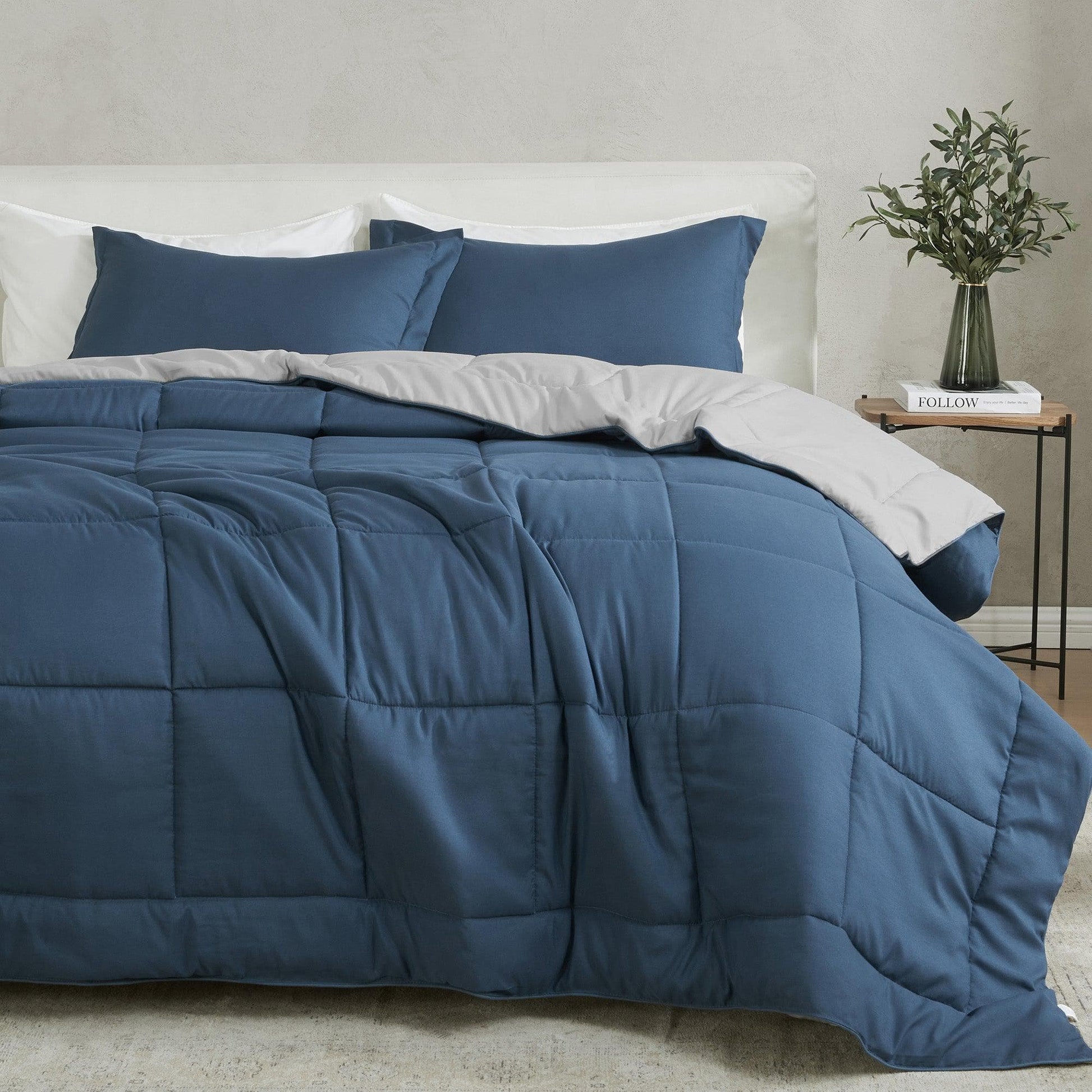 Reversible Comforter Set - Odette Collection - Best Buy Furniture