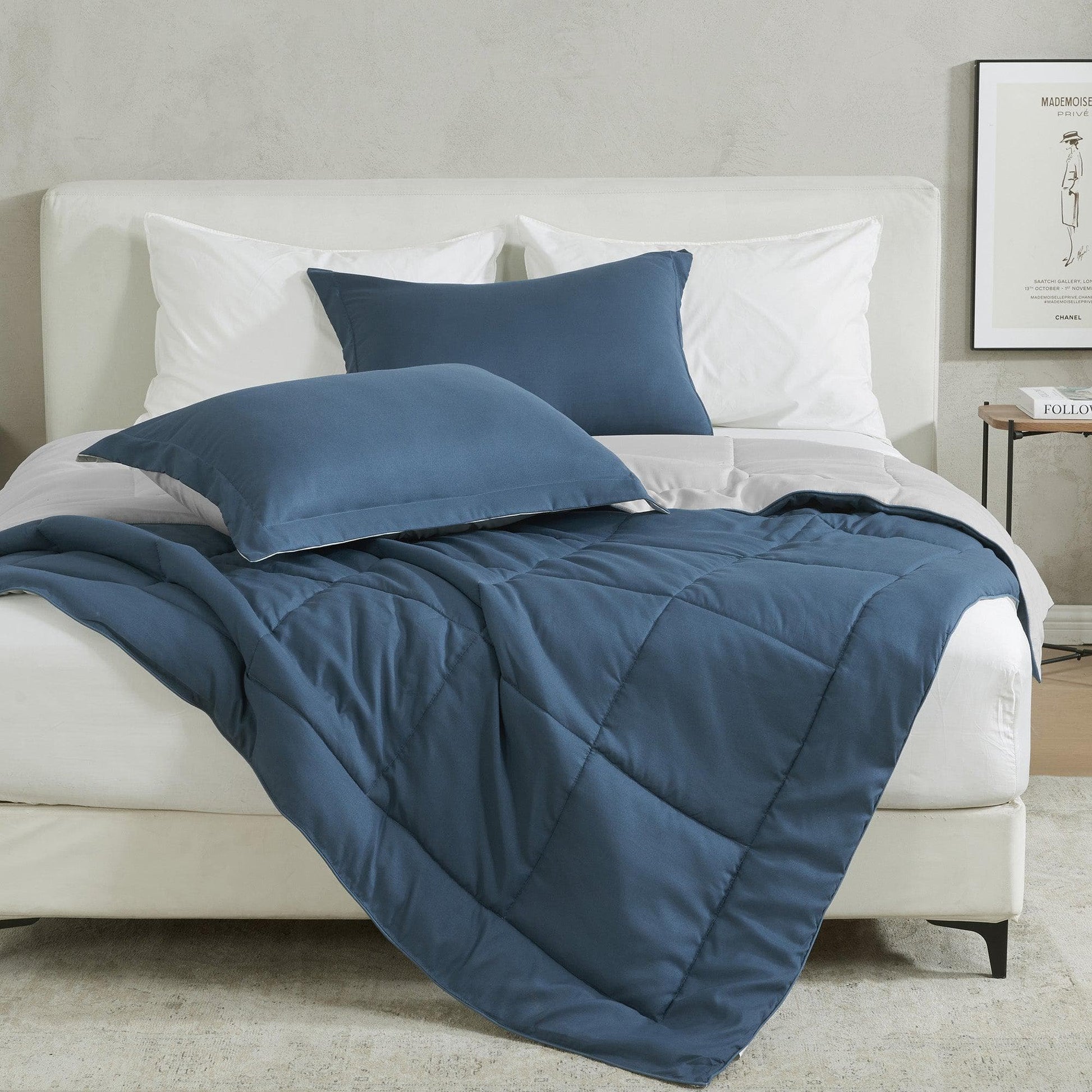 Reversible Comforter Set - Odette Collection - Best Buy Furniture