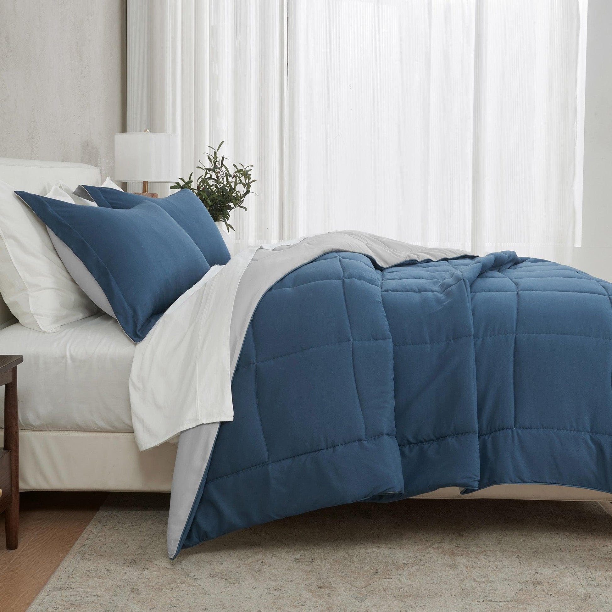 Reversible Comforter Set - Odette Collection - Best Buy Furniture