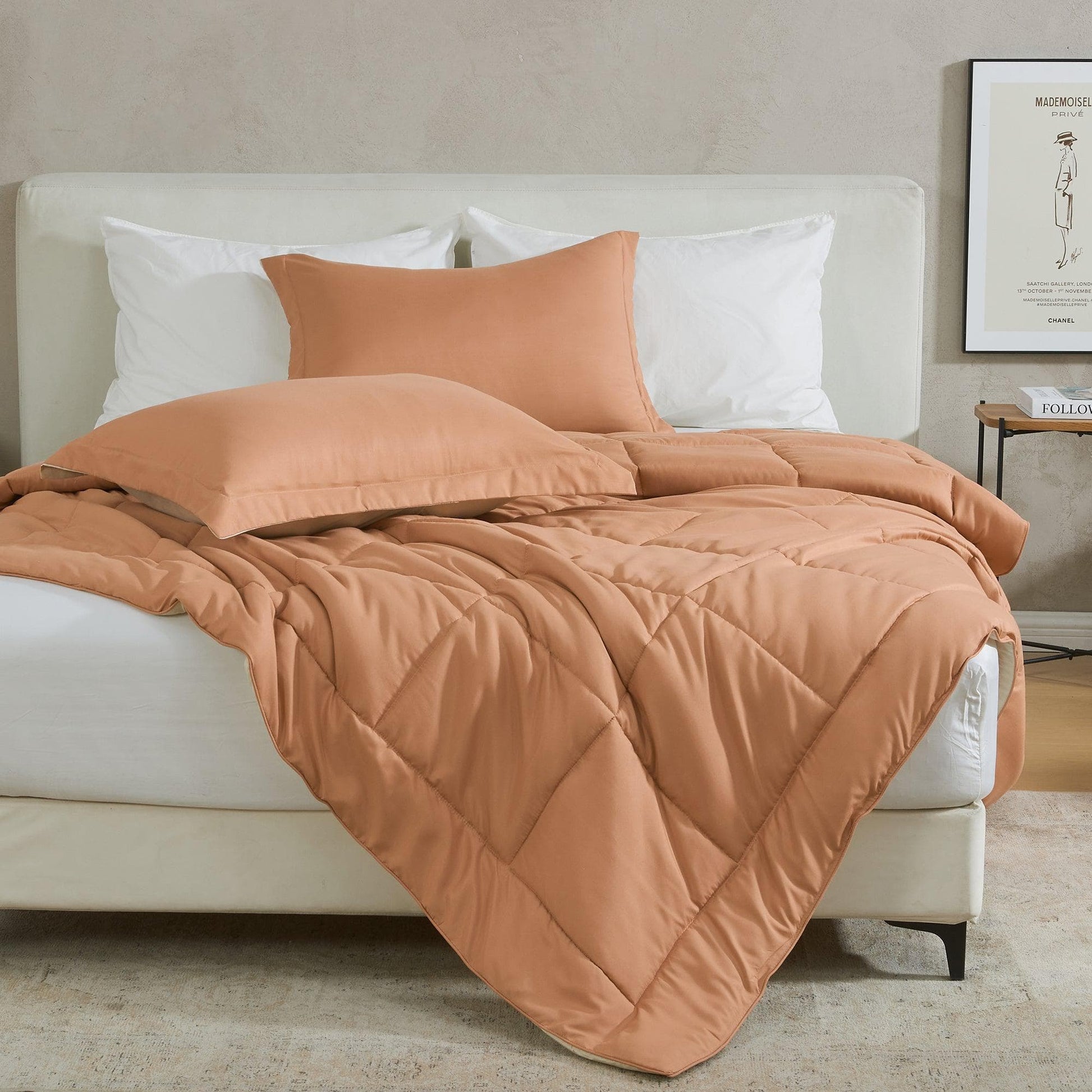 Reversible Comforter Set - Odette Collection - Best Buy Furniture