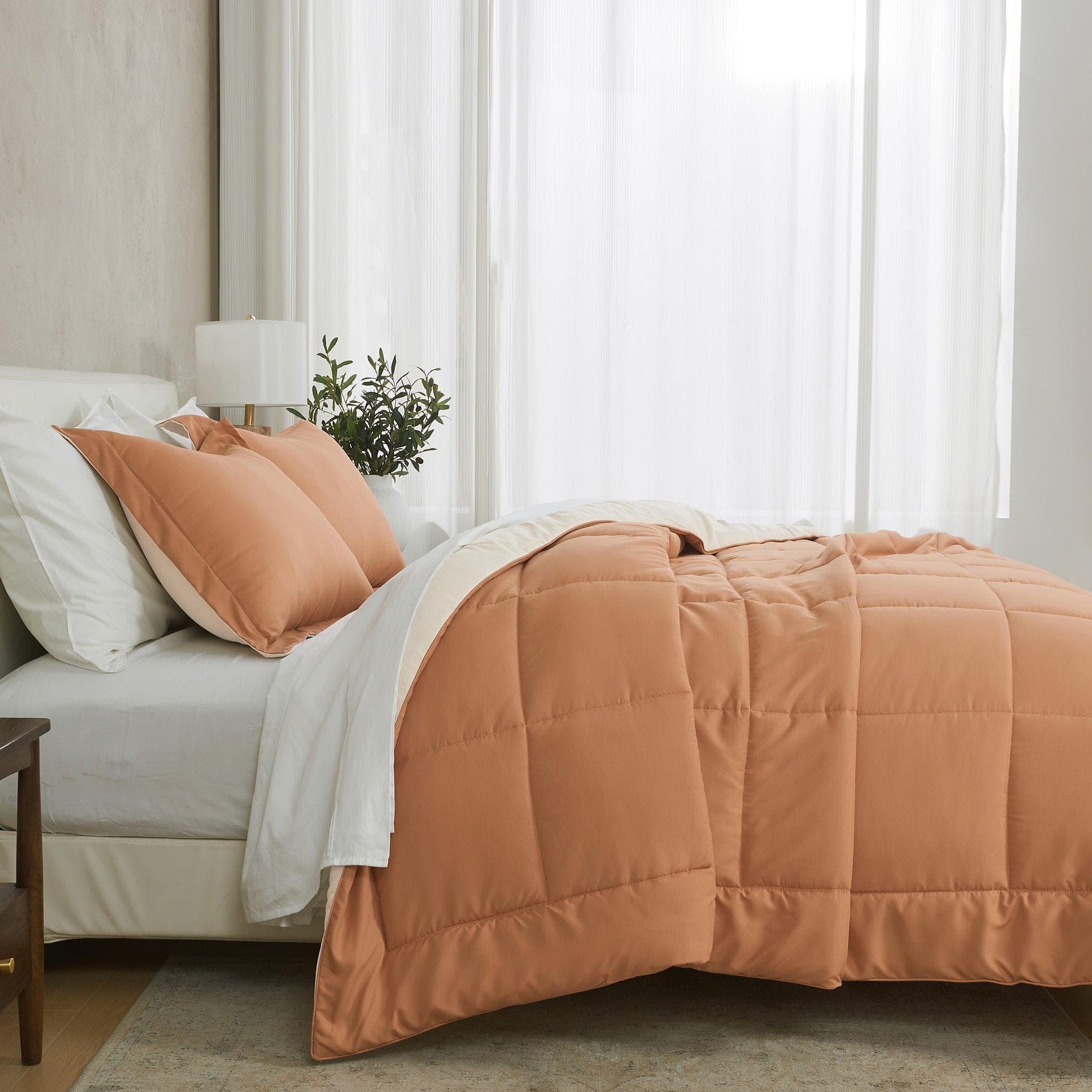 Reversible Comforter Set - Odette Collection - Best Buy Furniture