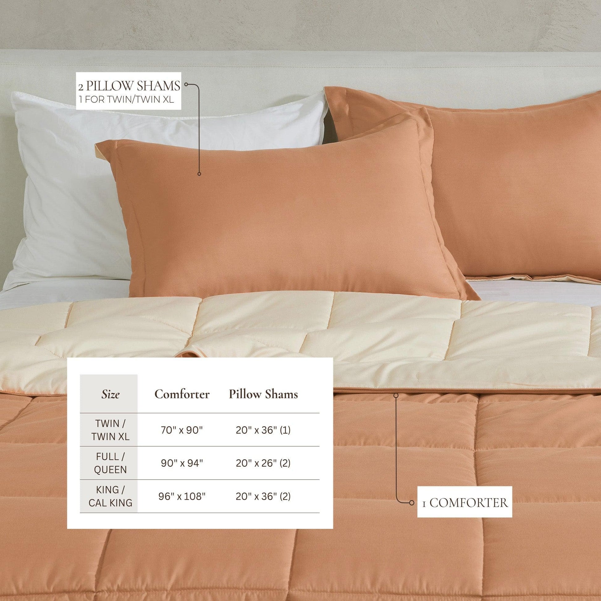 Reversible Comforter Set - Odette Collection - Best Buy Furniture