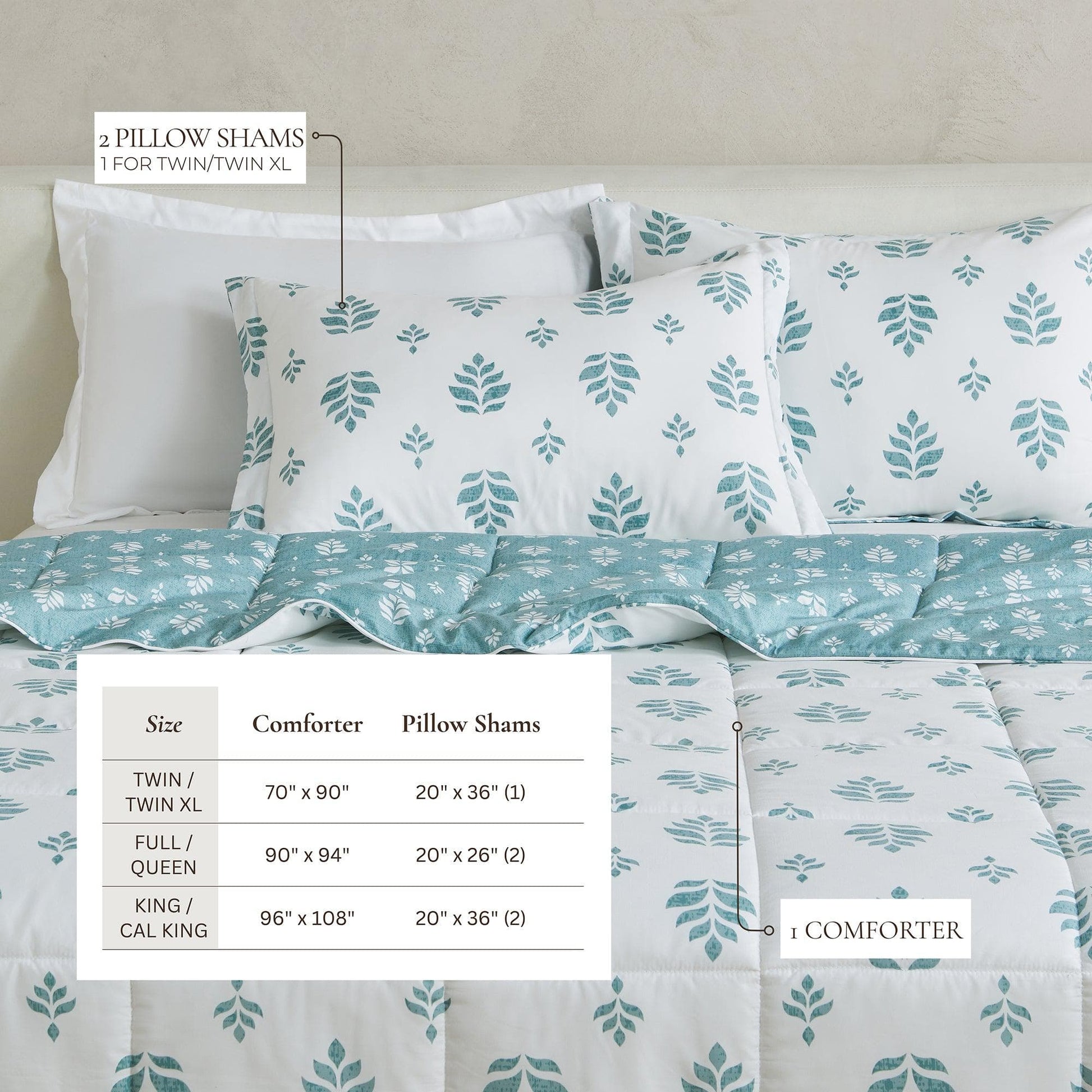 Reversible Comforter Set - Odette Collection - Best Buy Furniture