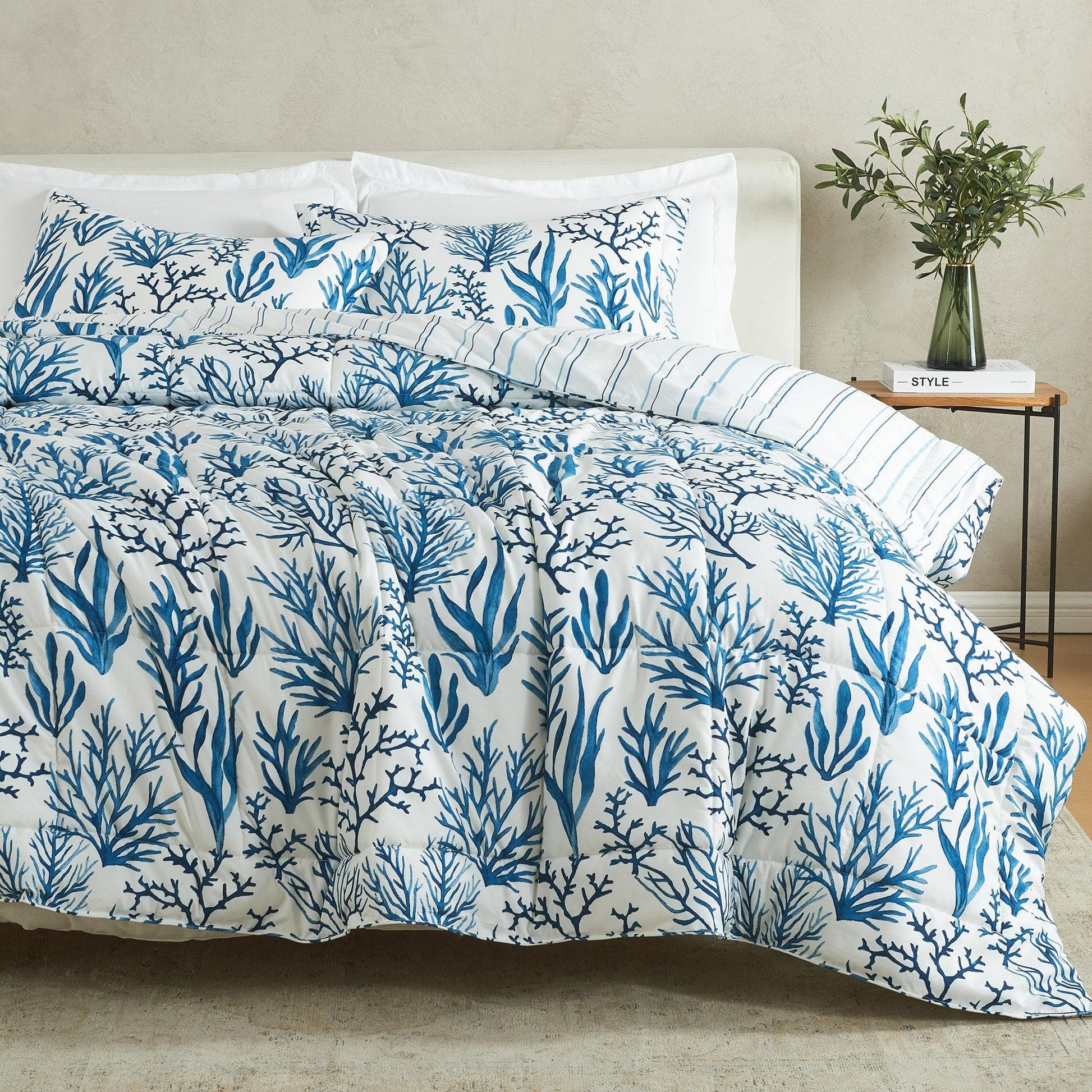 Reversible Comforter Set - Odette Collection - Best Buy Furniture