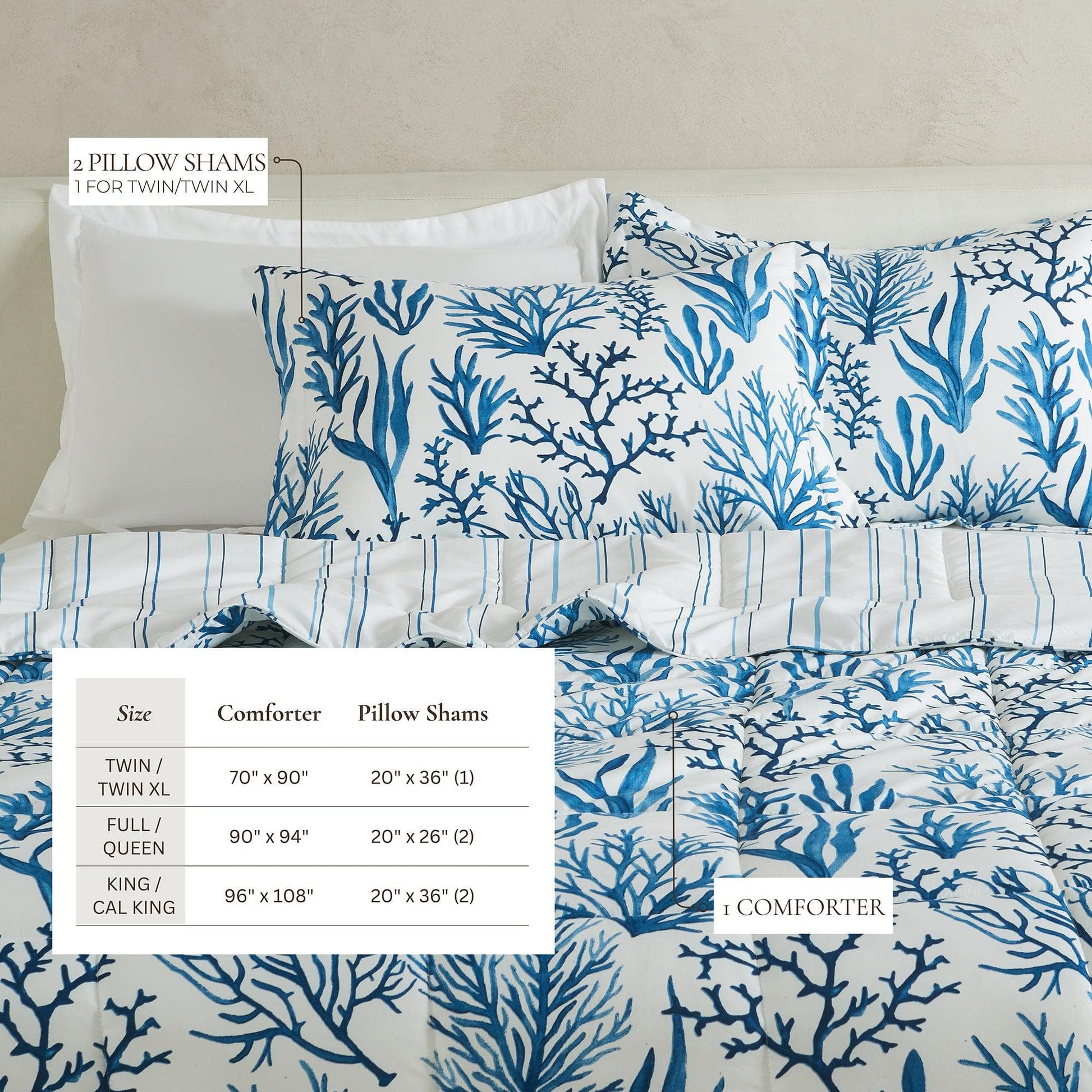 Reversible Comforter Set - Odette Collection - Best Buy Furniture