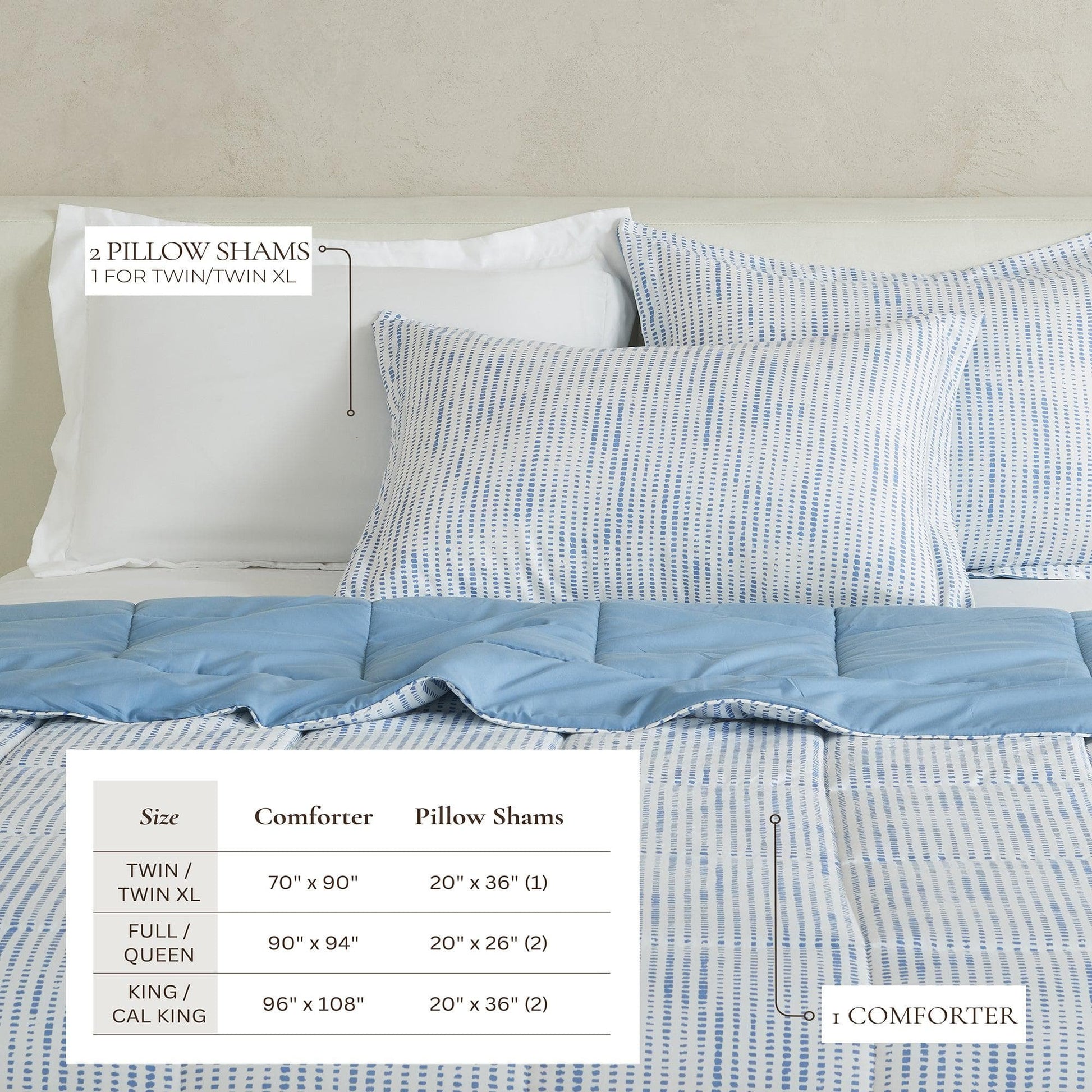 Reversible Comforter Set - Odette Collection - Best Buy Furniture