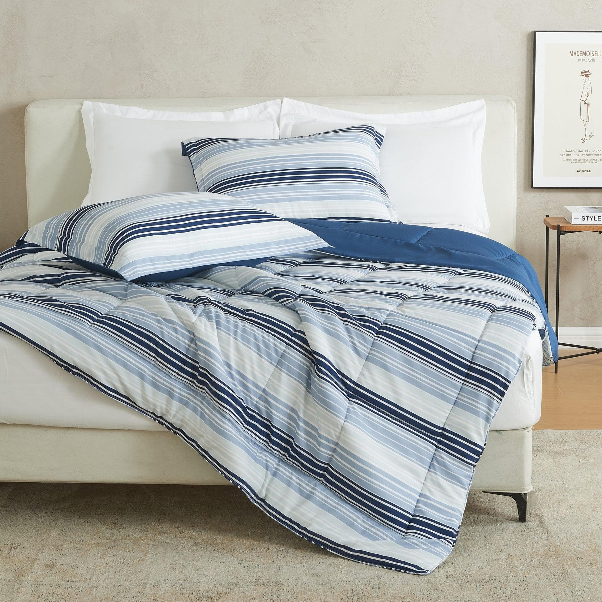Reversible Comforter Set - Odette Collection - Best Buy Furniture