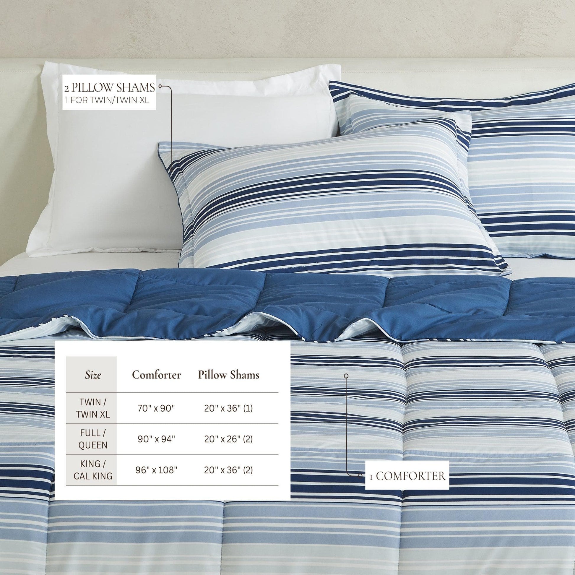 Reversible Comforter Set - Odette Collection - Best Buy Furniture