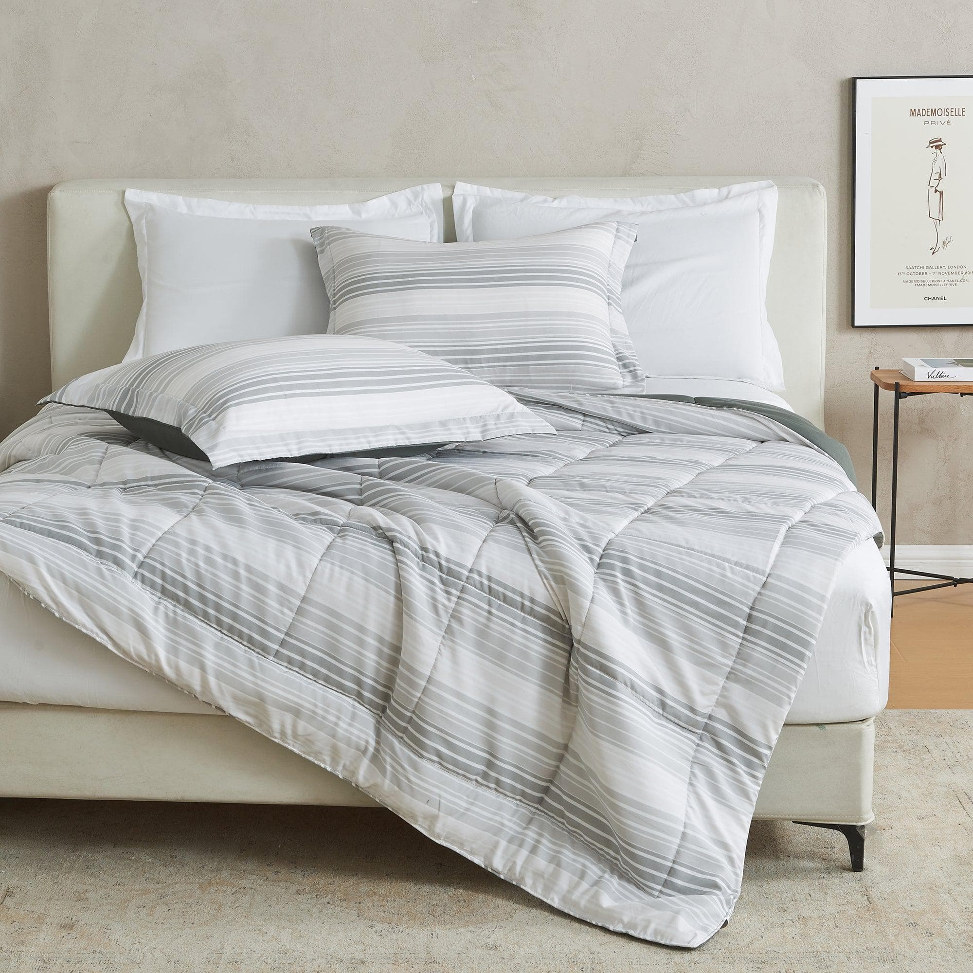 Reversible Comforter Set - Odette Collection - Best Buy Furniture