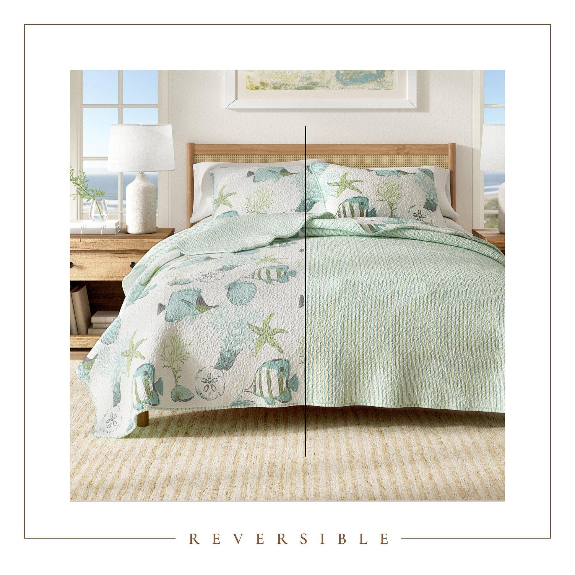 Seaside Collection Quilt Set - Best Buy Furniture