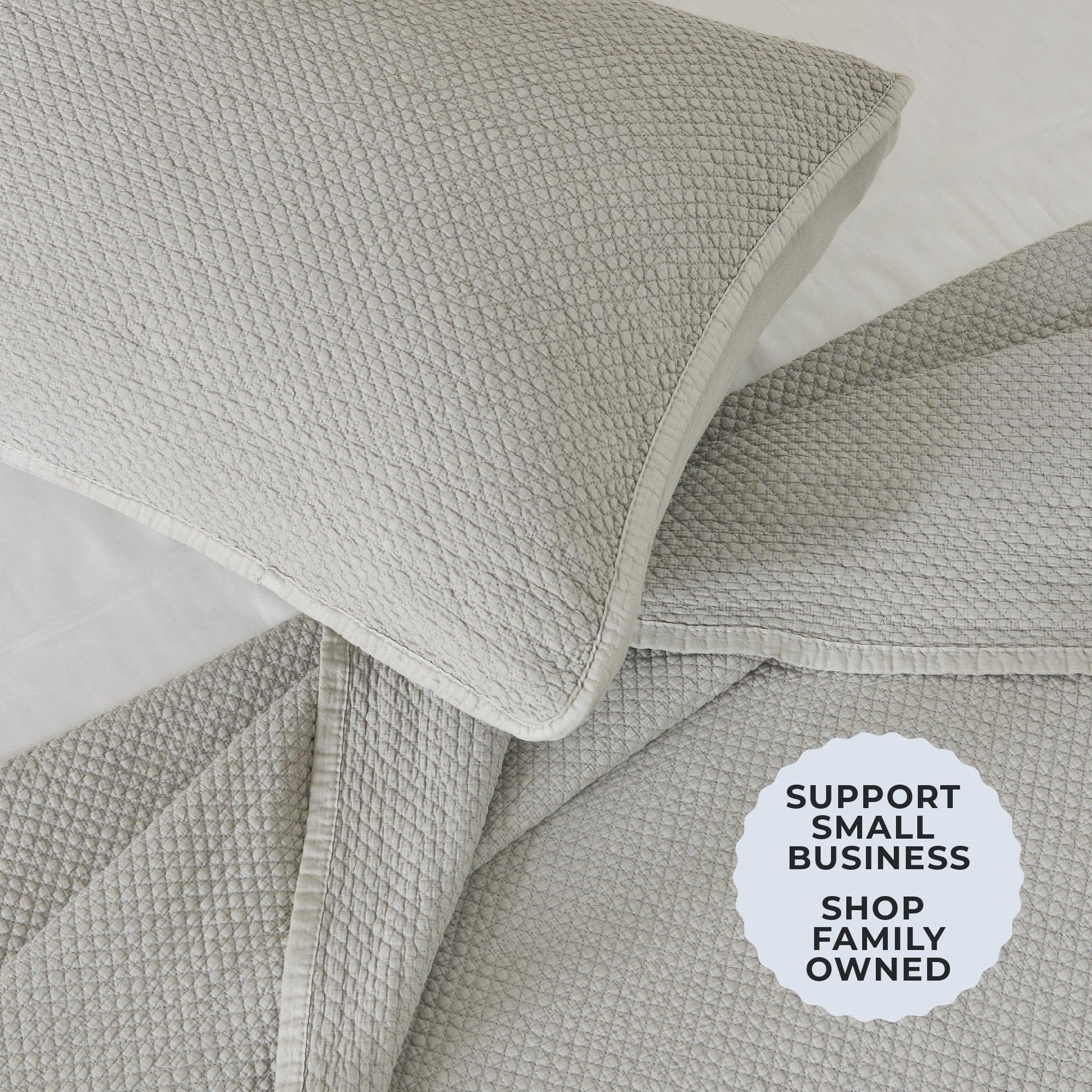 Stonewashed Relaxed Quilt Set - Vittoria Collection - Best Buy Furniture