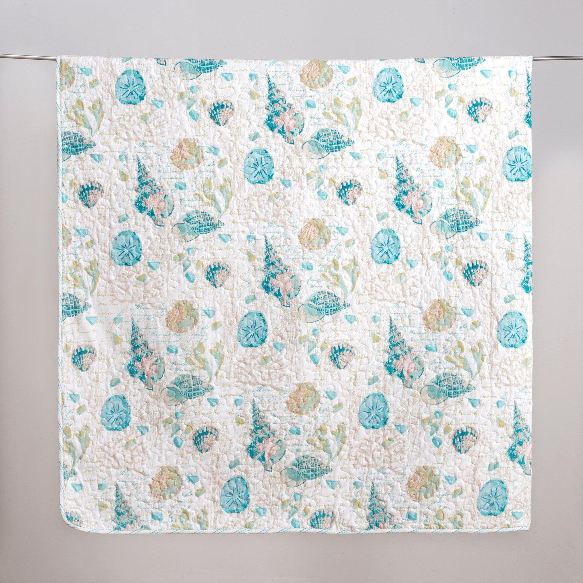 Seashell & Coral Quilt Set - Westsands Collection - Best Buy Furniture