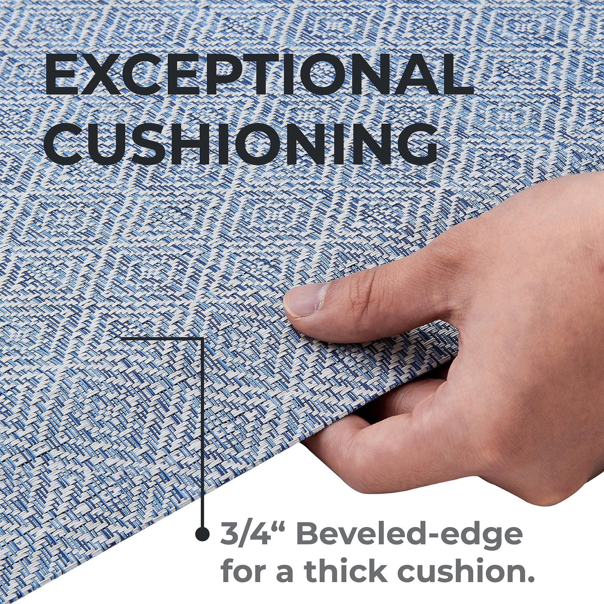 Cushioned Textured Anti-Fatigue Standing Kitchen Mat - Best Buy Furniture