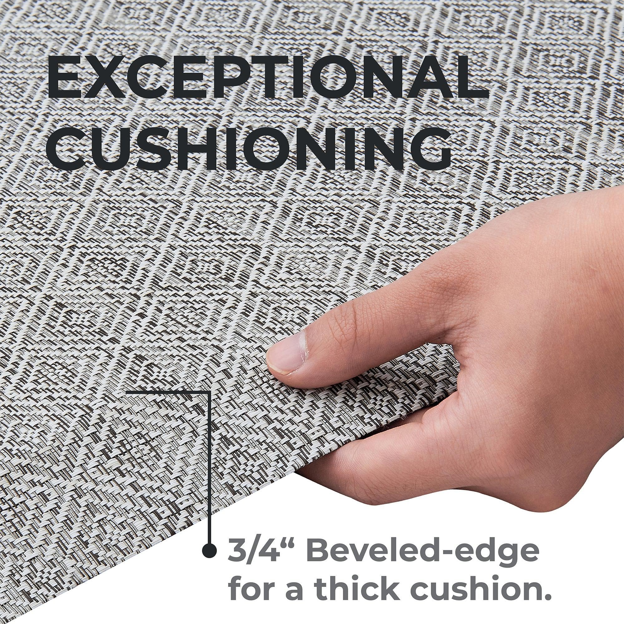 Cushioned Textured Anti-Fatigue Standing Kitchen Mat - Best Buy Furniture