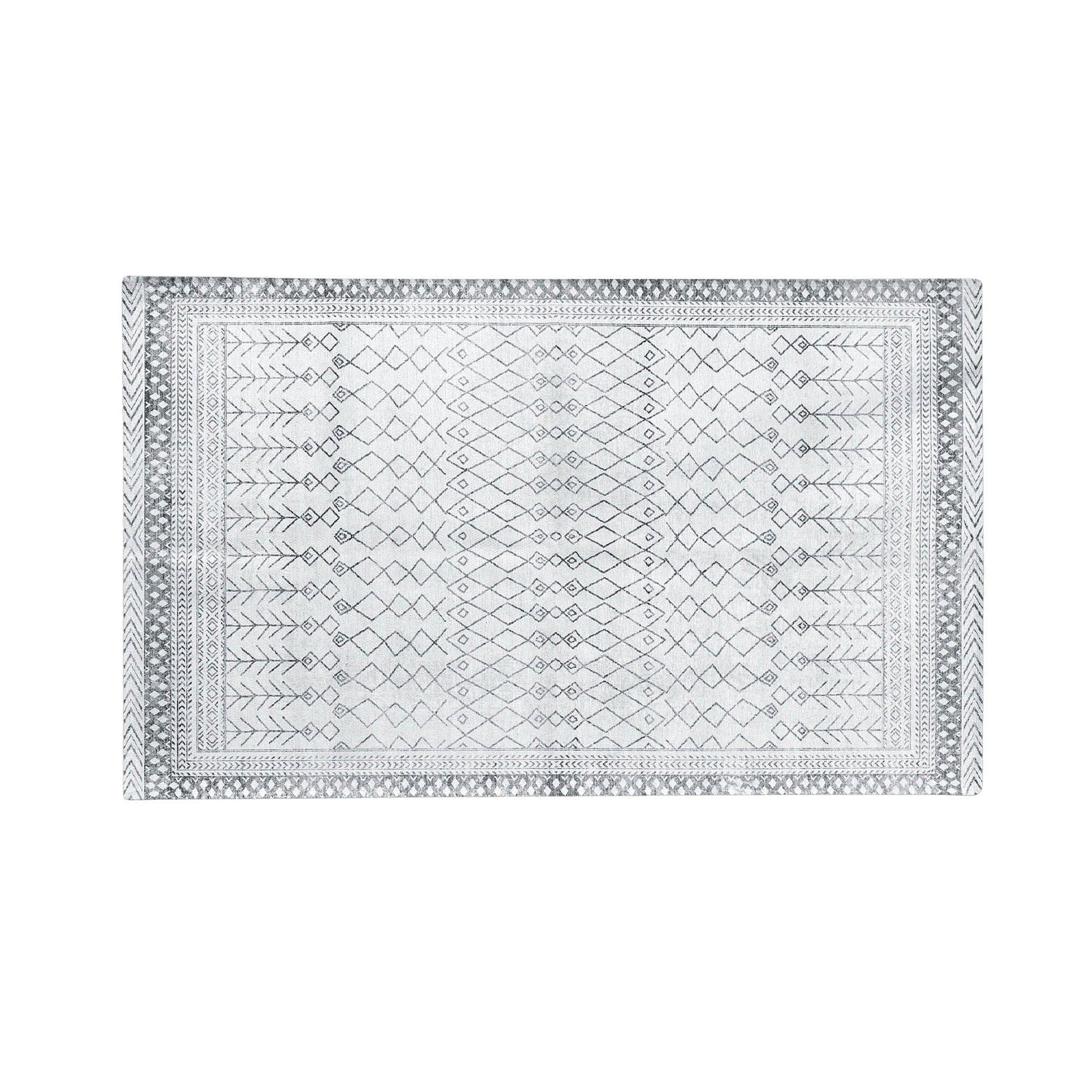 Distressed Moroccan Machine Washable Accent Area Rug 5' x 7' - Neve Collection - Best Buy Furniture