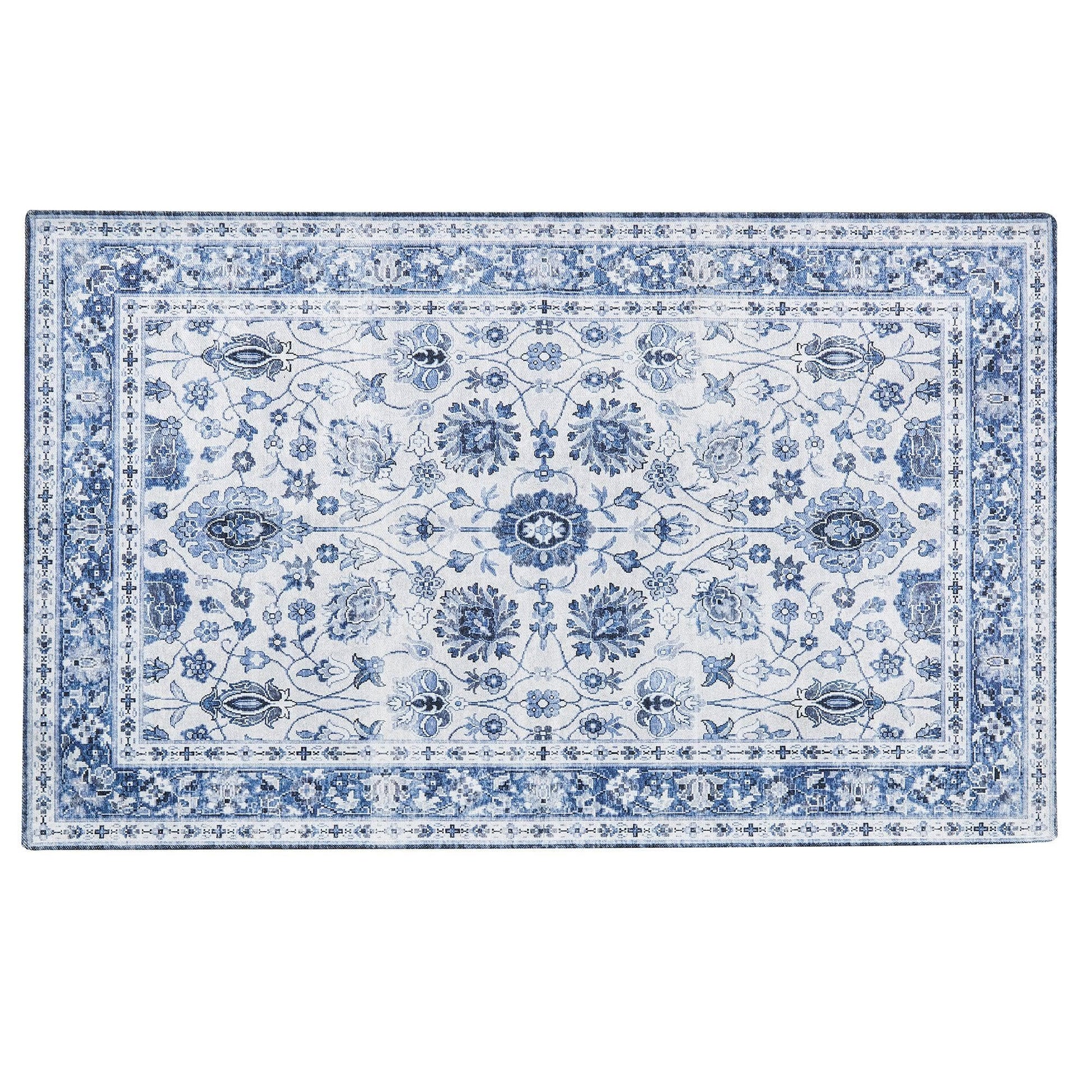 Floral Machine Washable Accent Area Rug 3' x 5' - Matra Collection - Best Buy Furniture