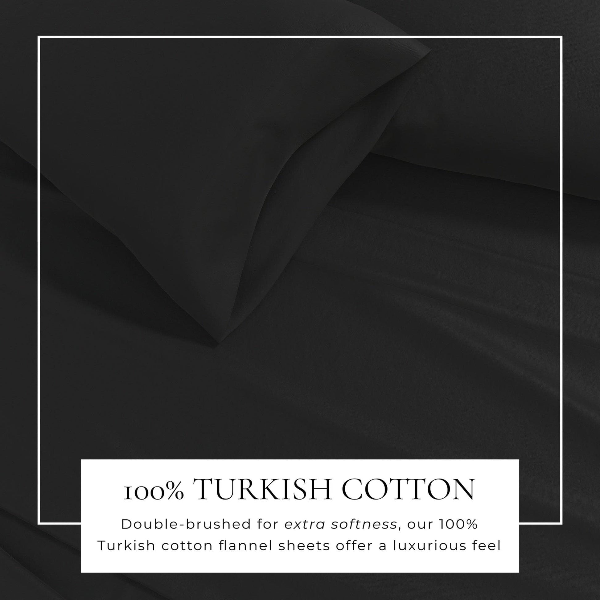 4-Piece Cotton Solid Flannel Sheet - Nordic Collection - Best Buy Furniture