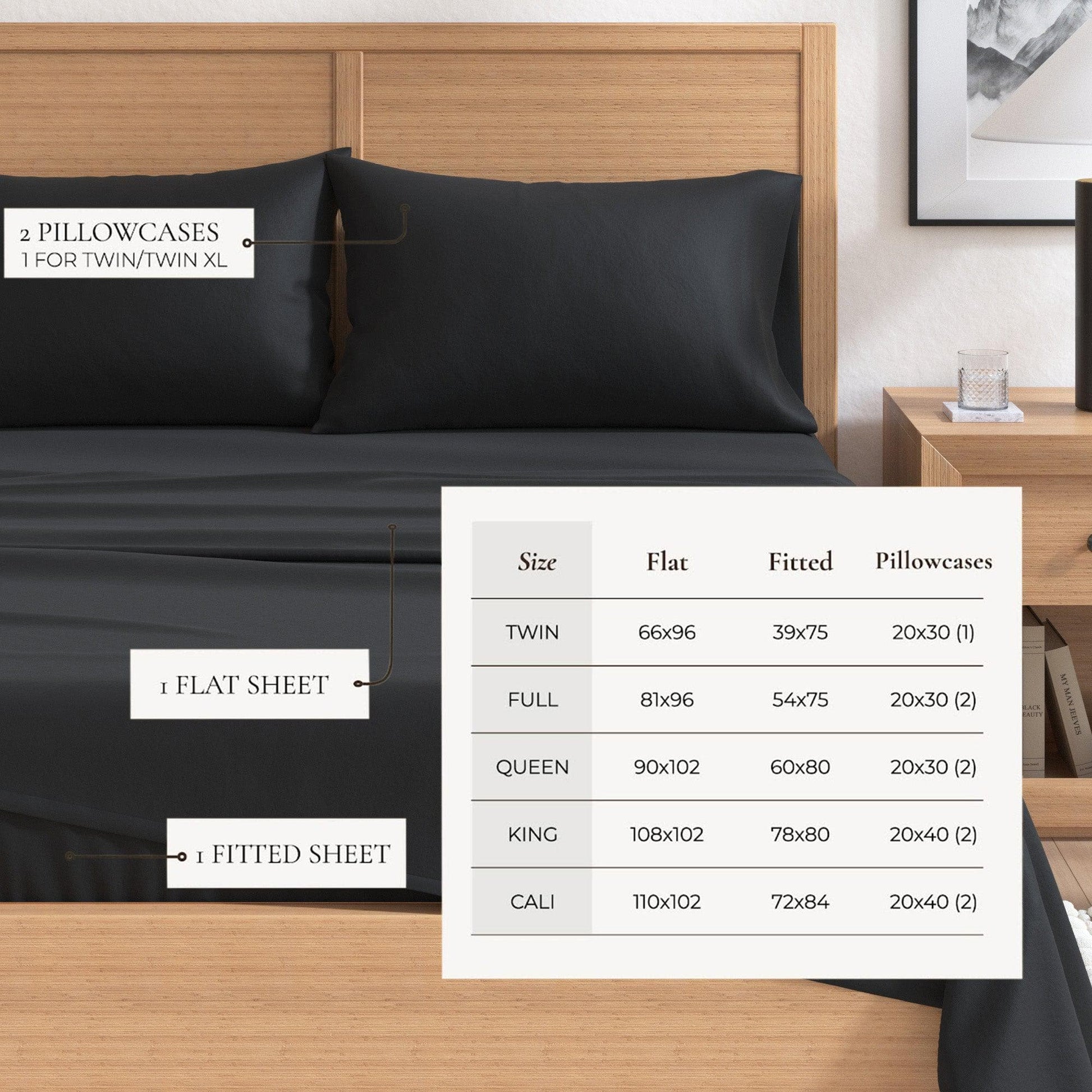 4-Piece Cotton Solid Flannel Sheet - Nordic Collection - Best Buy Furniture