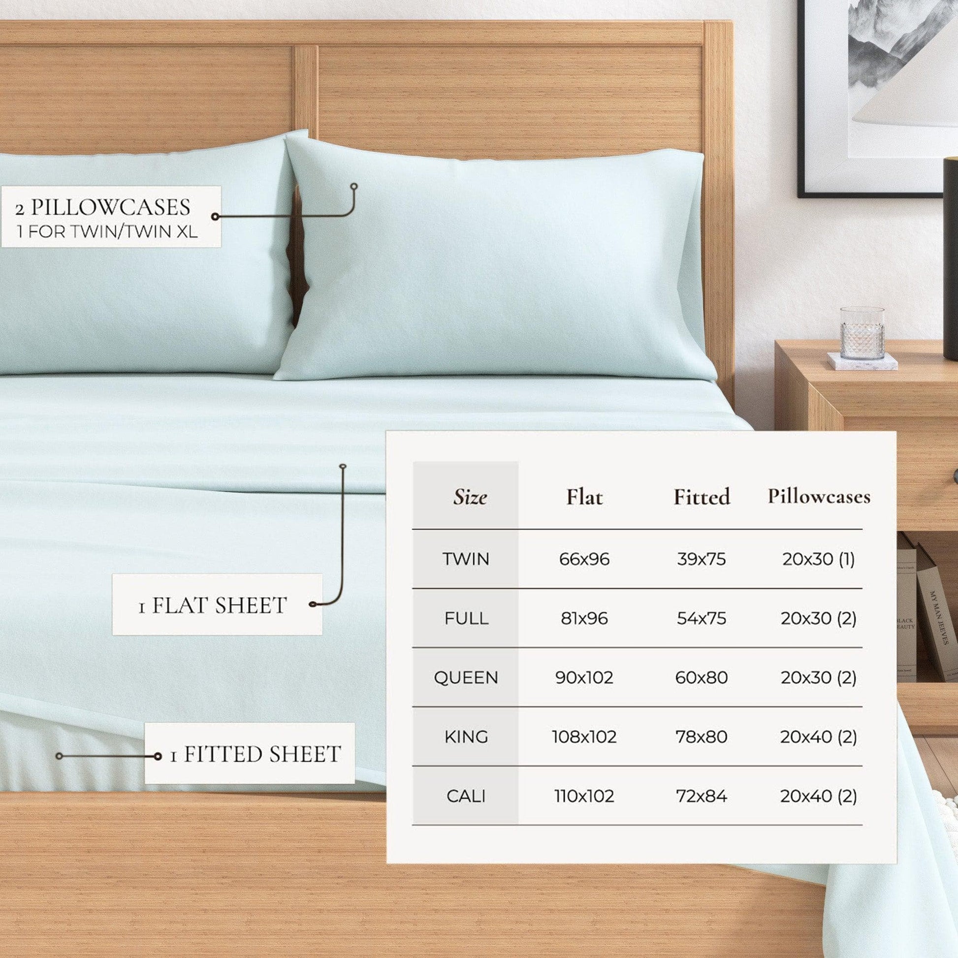 4-Piece Cotton Solid Flannel Sheet - Nordic Collection - Best Buy Furniture