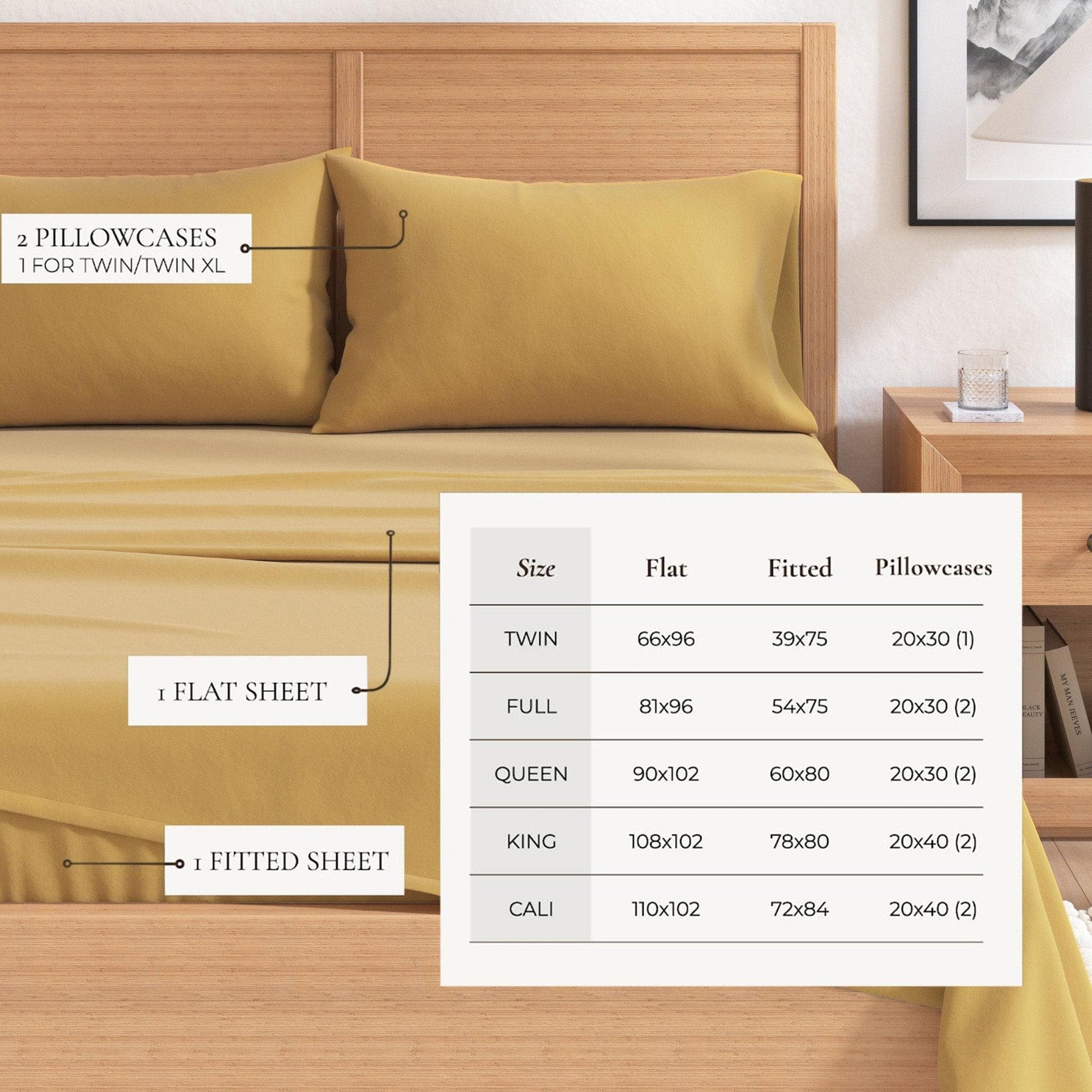 4-Piece Cotton Solid Flannel Sheet - Nordic Collection - Best Buy Furniture