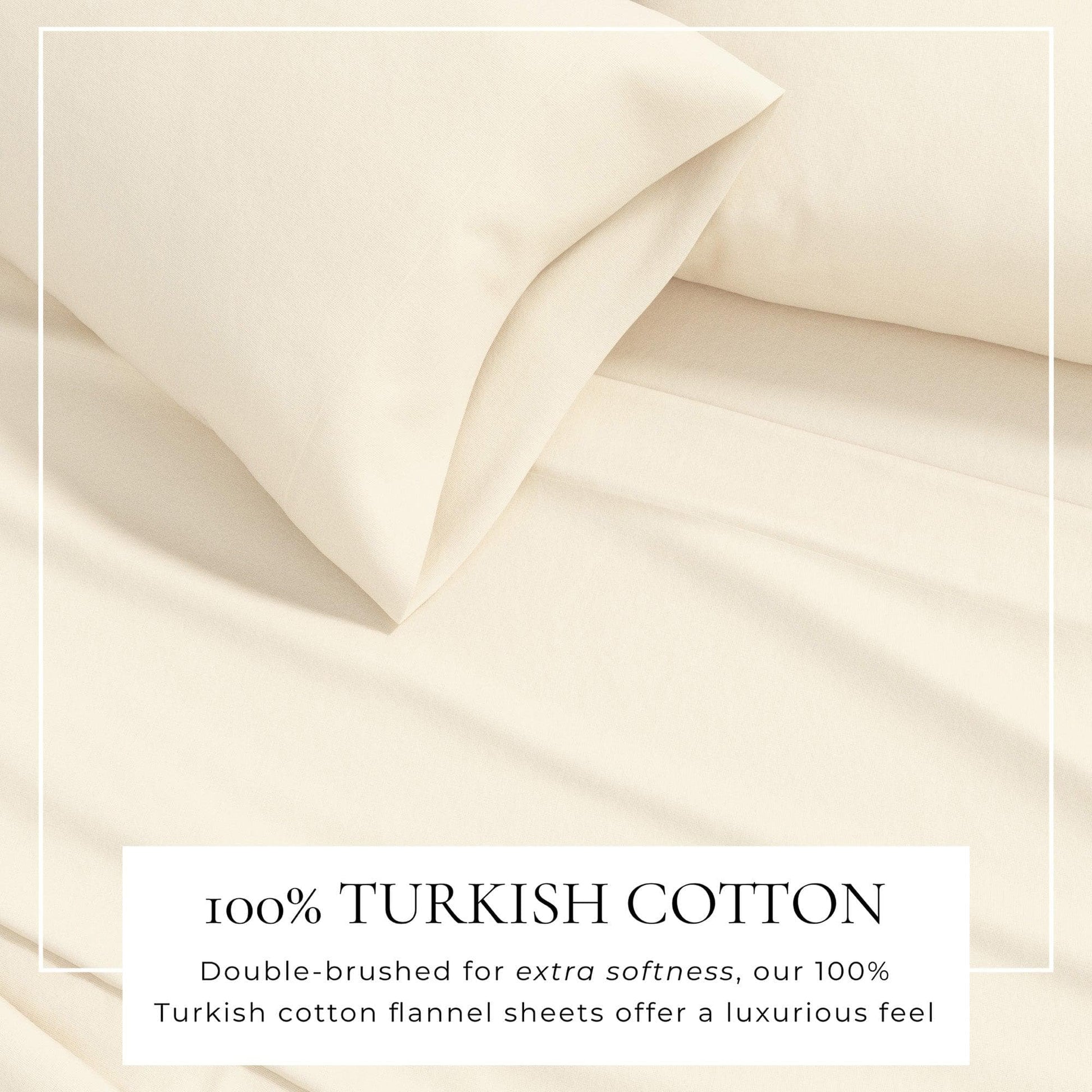 4-Piece Cotton Solid Flannel Sheet - Nordic Collection - Best Buy Furniture