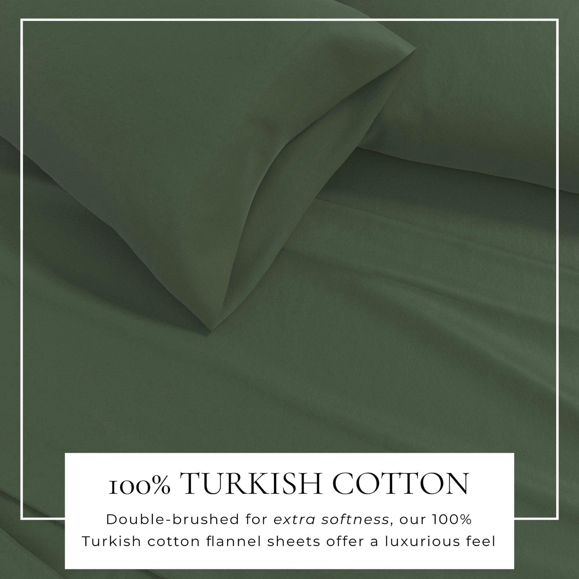 4-Piece Cotton Solid Flannel Sheet - Nordic Collection - Best Buy Furniture