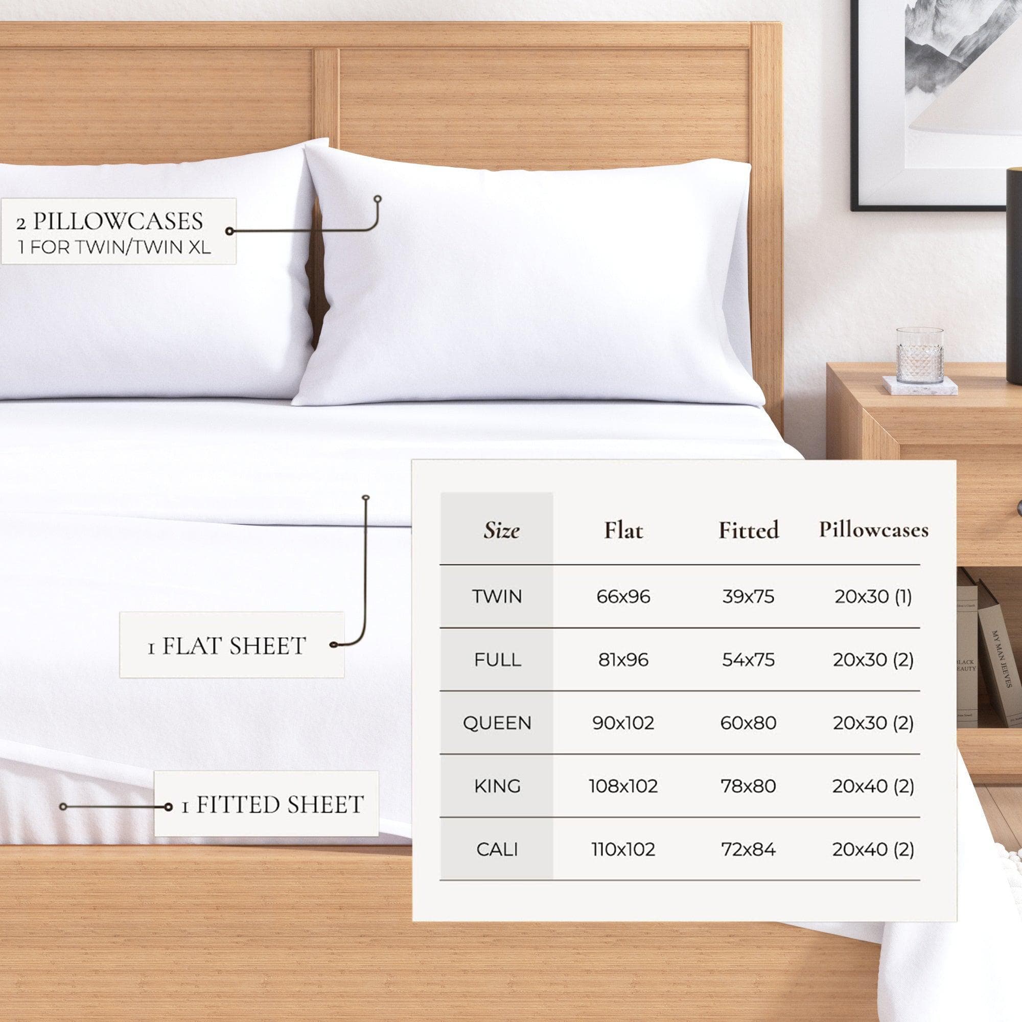 4-Piece Cotton Solid Flannel Sheet - Nordic Collection - Best Buy Furniture