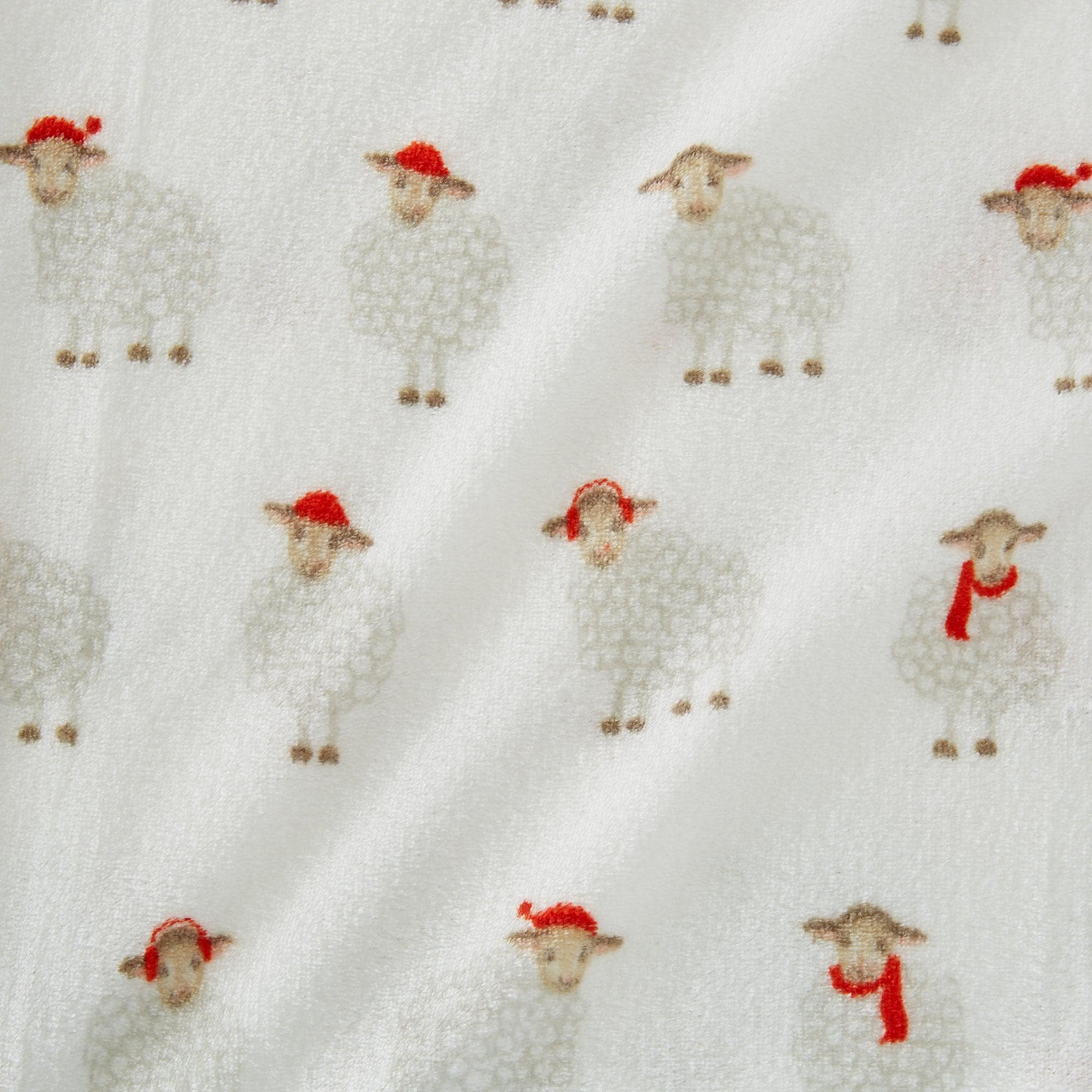 4-Piece Printed Plush Sheet - Velvet Luxe Collection
