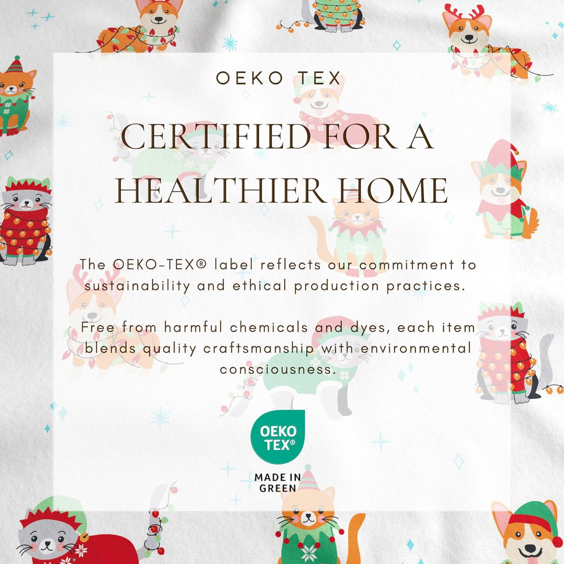 4-Piece Turkish Cotton Christmas Flannel Sheet - Whittaker Collection - Best Buy Furniture