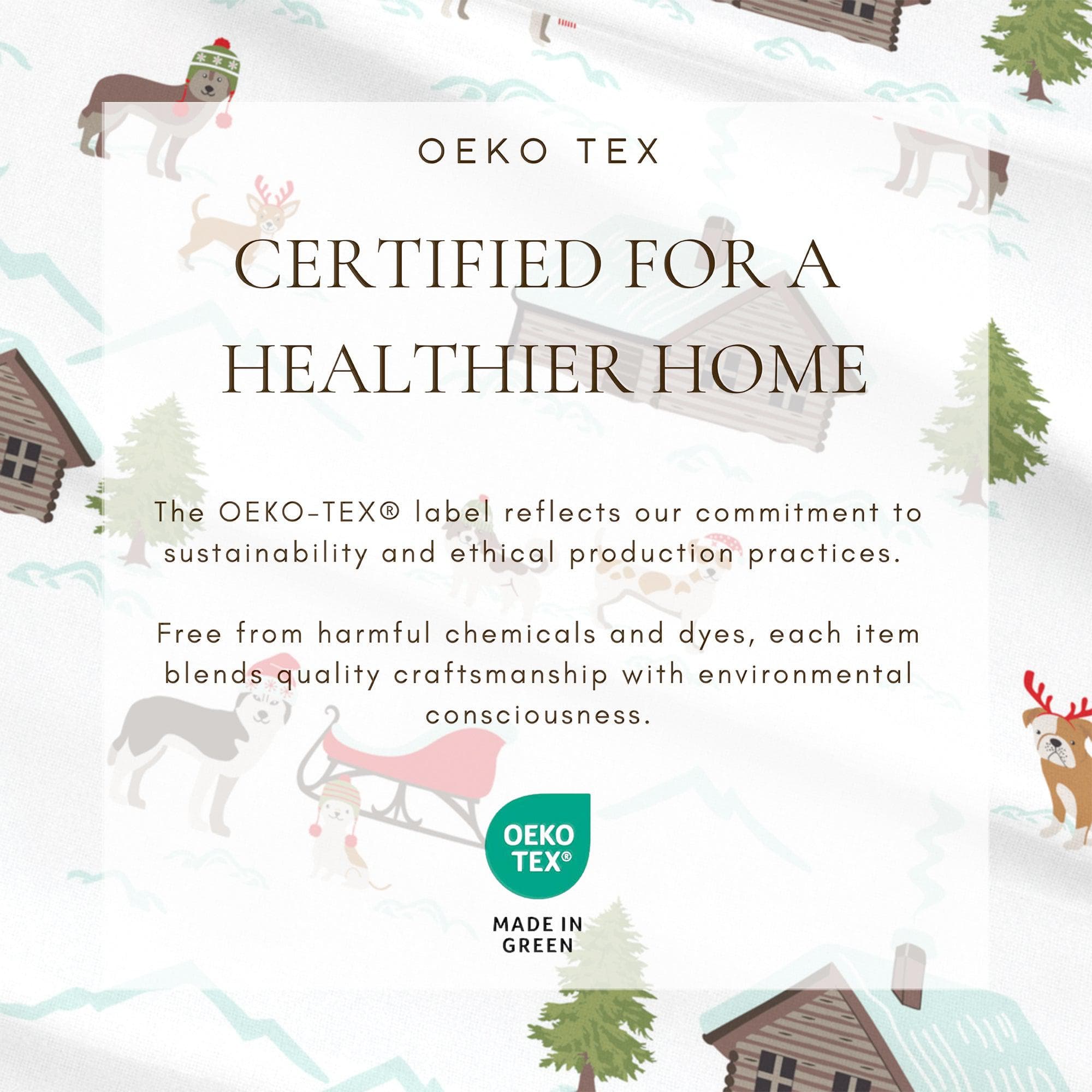 4-Piece Turkish Cotton Christmas Flannel Sheet - Whittaker Collection - Best Buy Furniture