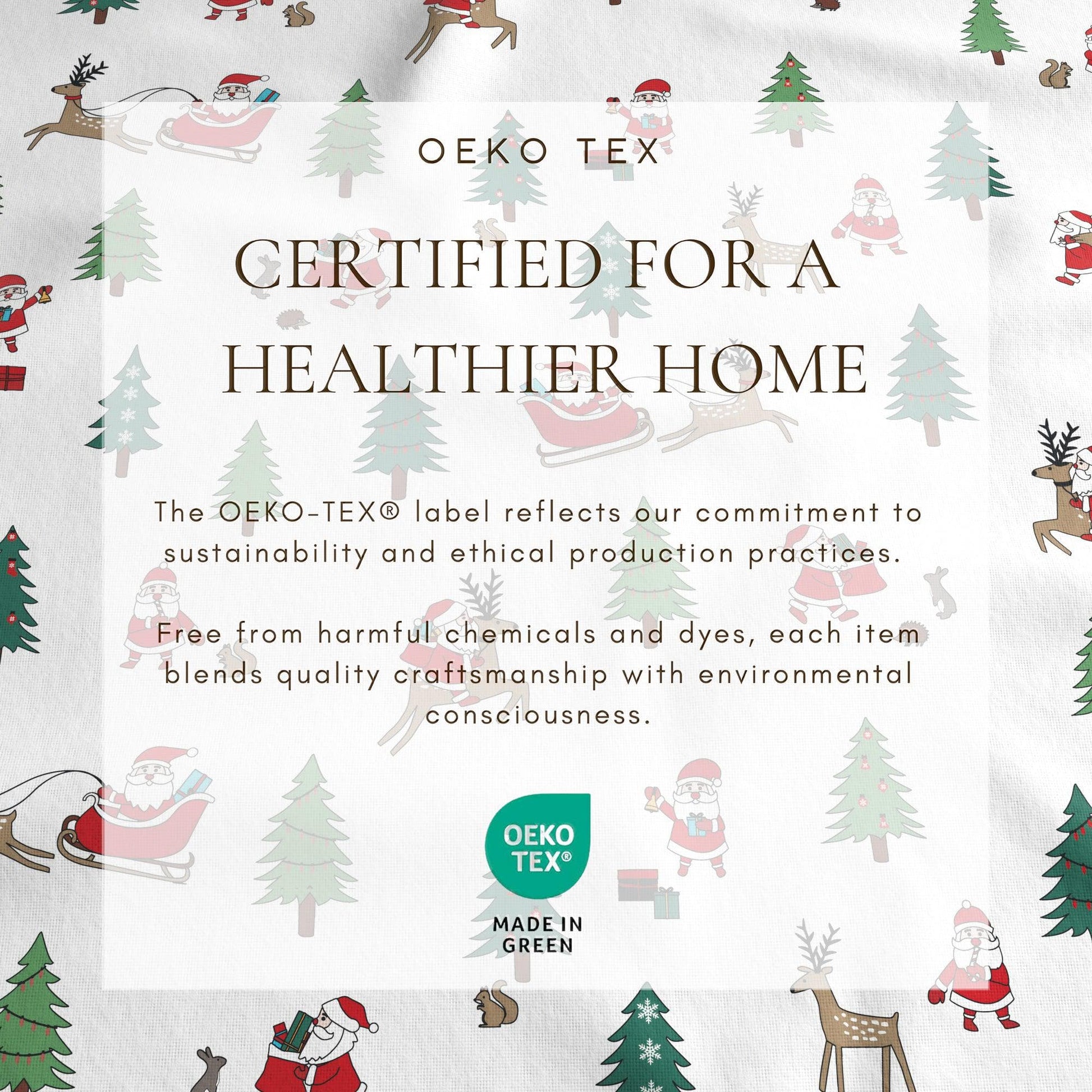 4-Piece Turkish Cotton Christmas Flannel Sheet - Whittaker Collection - Best Buy Furniture