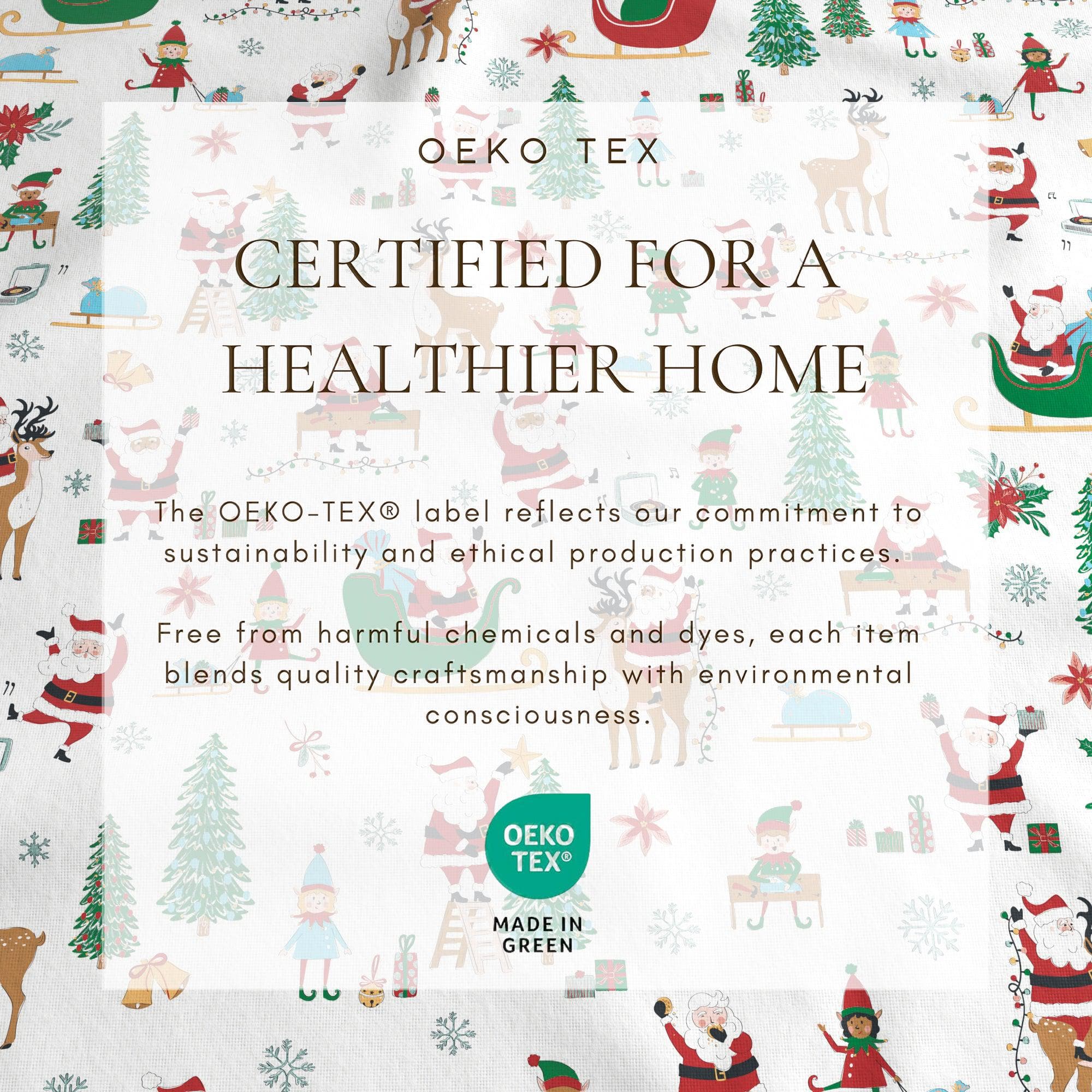 4-Piece Turkish Cotton Christmas Flannel Sheet - Whittaker Collection - Best Buy Furniture