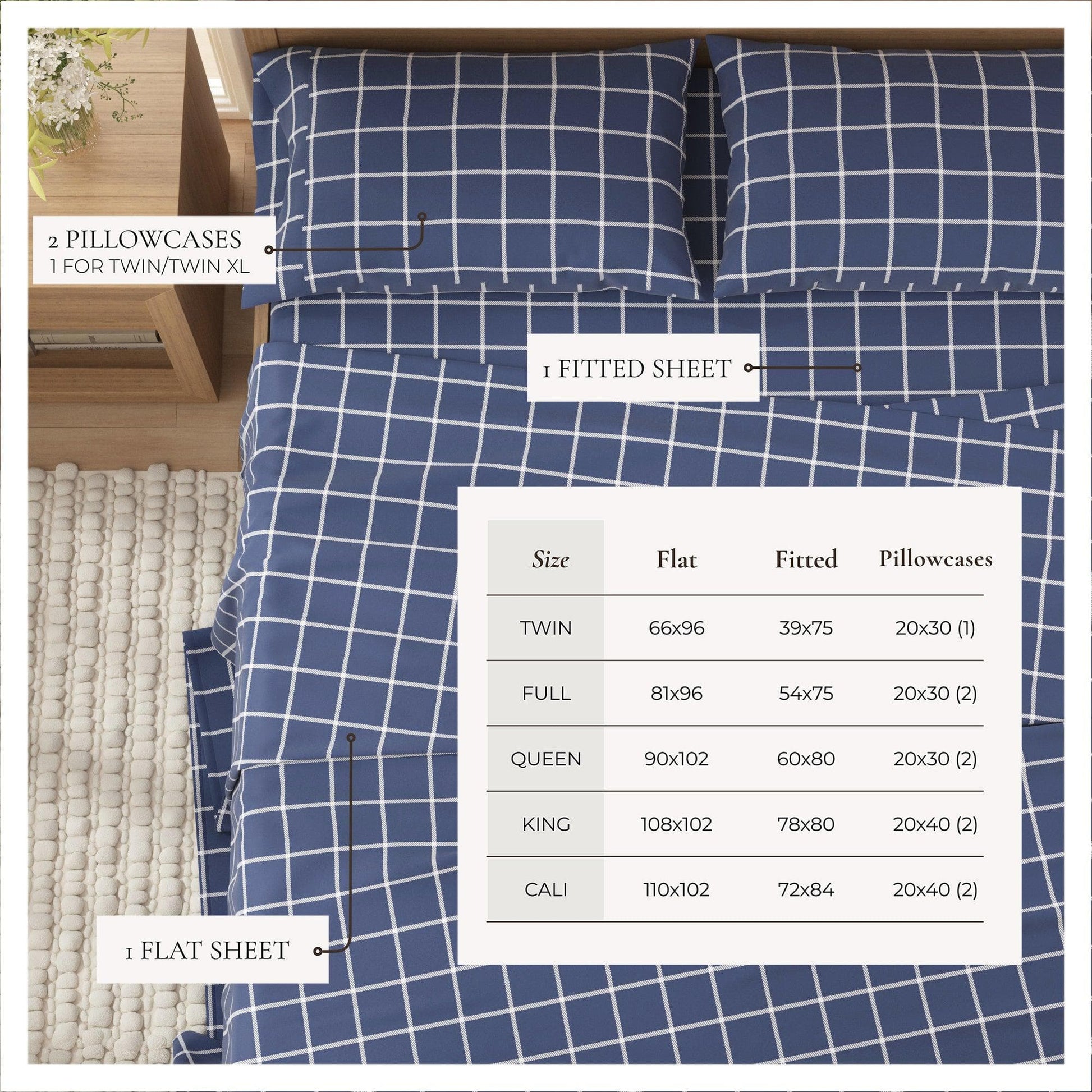 Turkish Cotton Flannel Sheet - Belle Collection - Best Buy Furniture