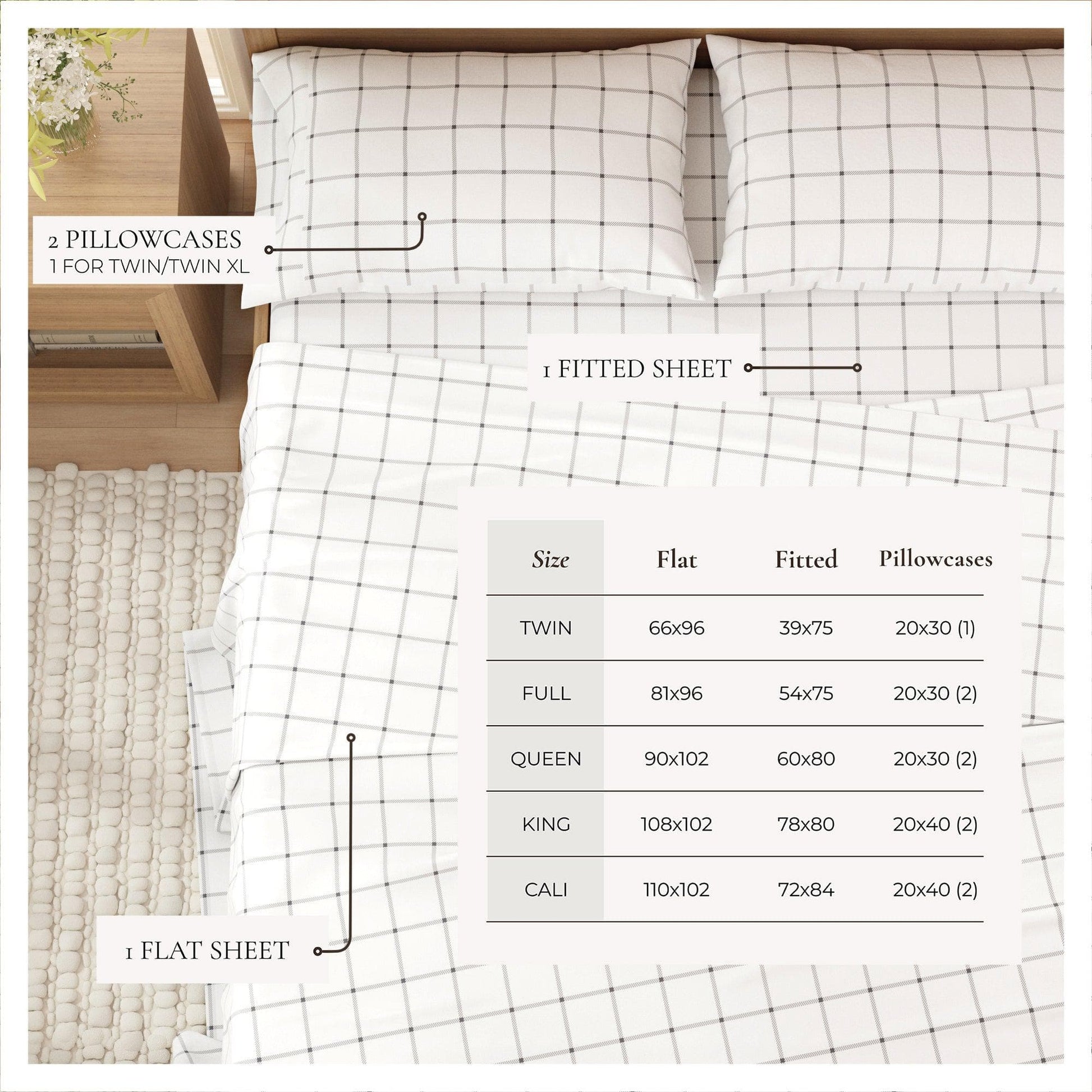 Turkish Cotton Flannel Sheet - Belle Collection - Best Buy Furniture