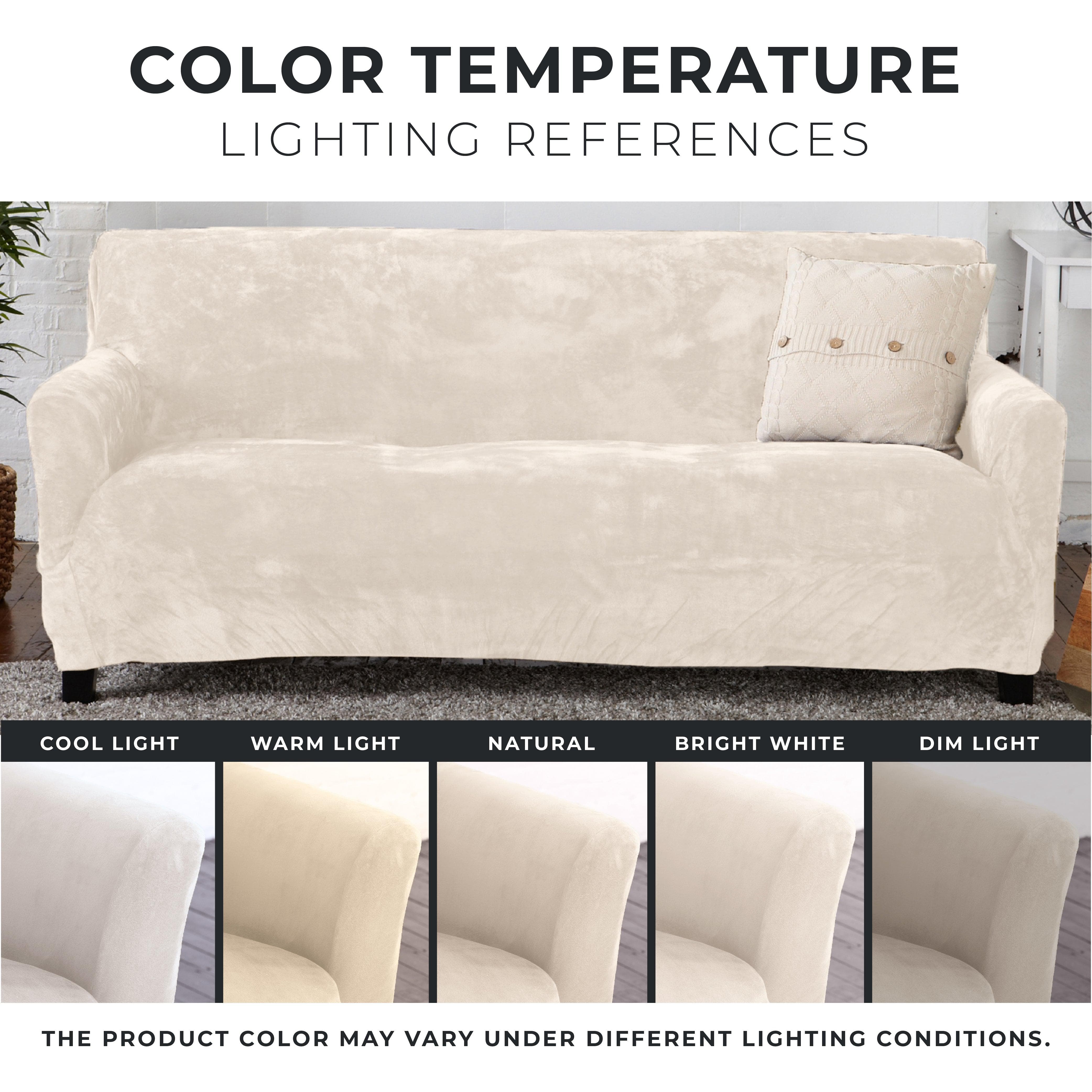 Velvet Stretch Slipcover - Gale Collection - Best Buy Furniture