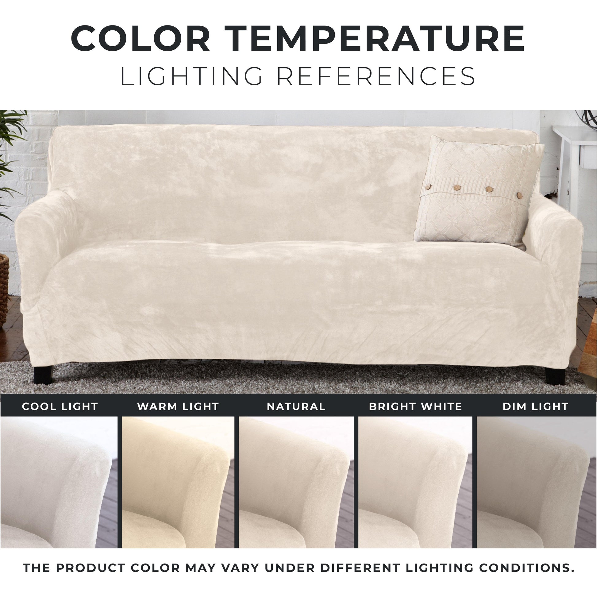 Velvet Stretch Slipcover - Gale Collection - Best Buy Furniture