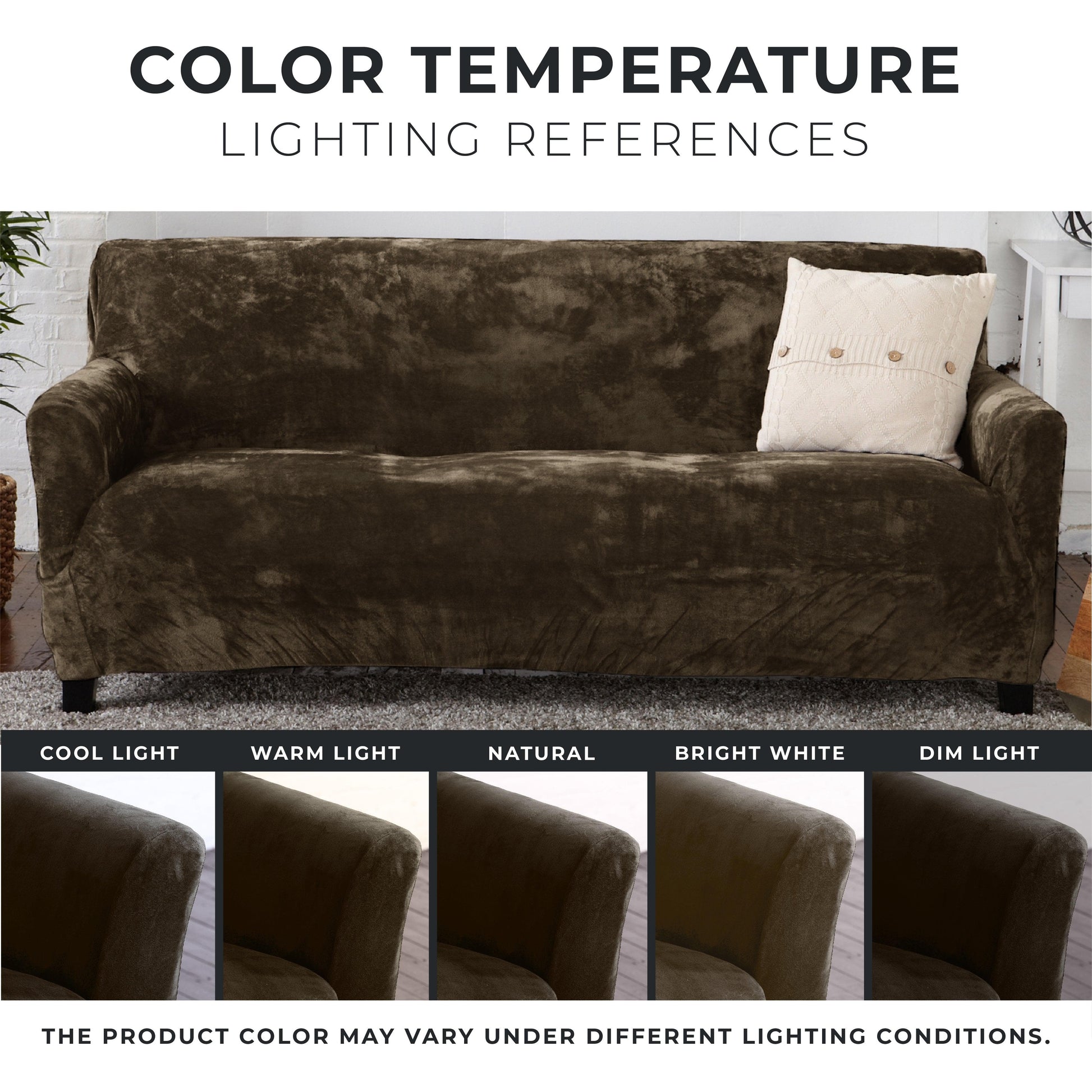 Velvet Stretch Slipcover - Gale Collection - Best Buy Furniture