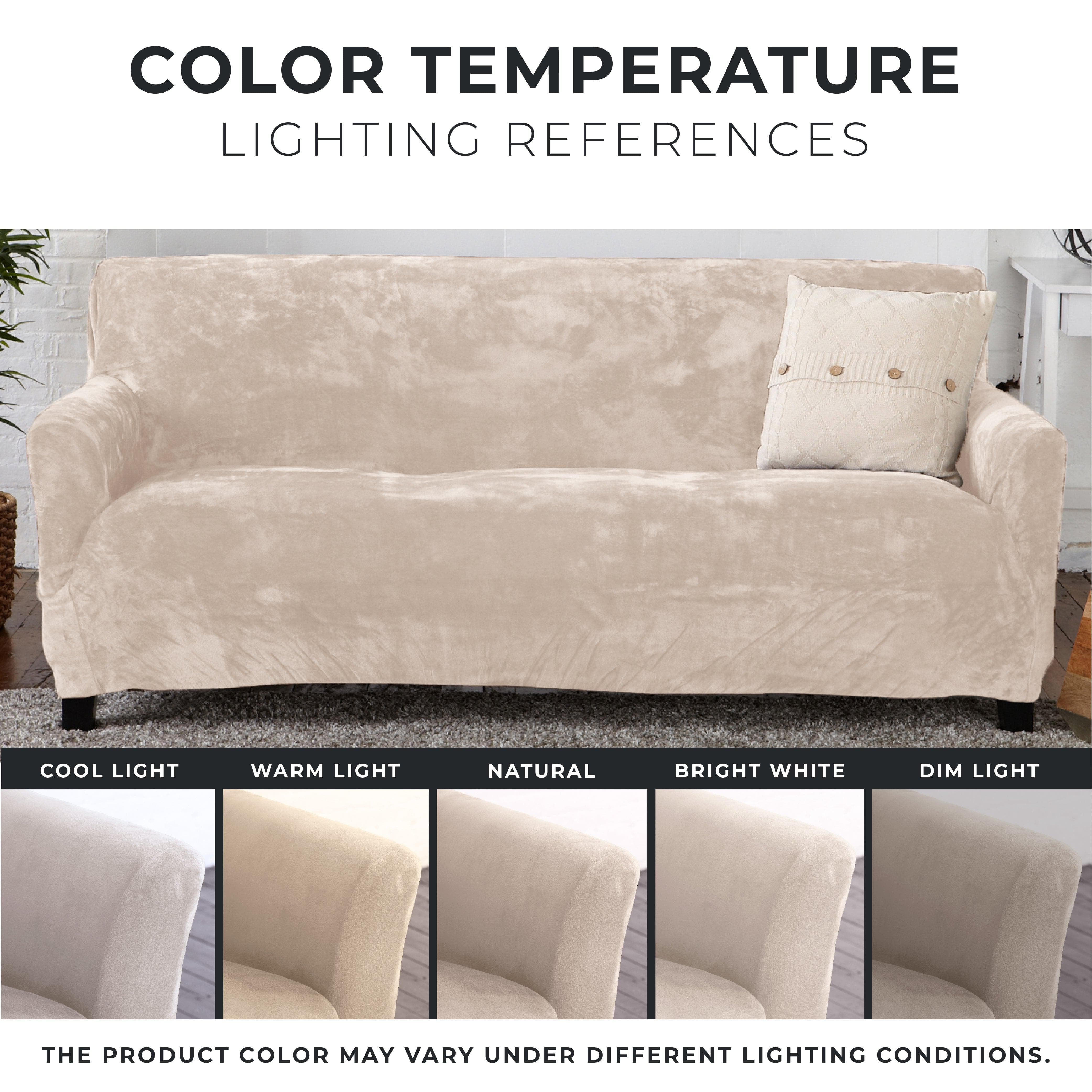 Velvet Stretch Slipcover - Gale Collection - Best Buy Furniture