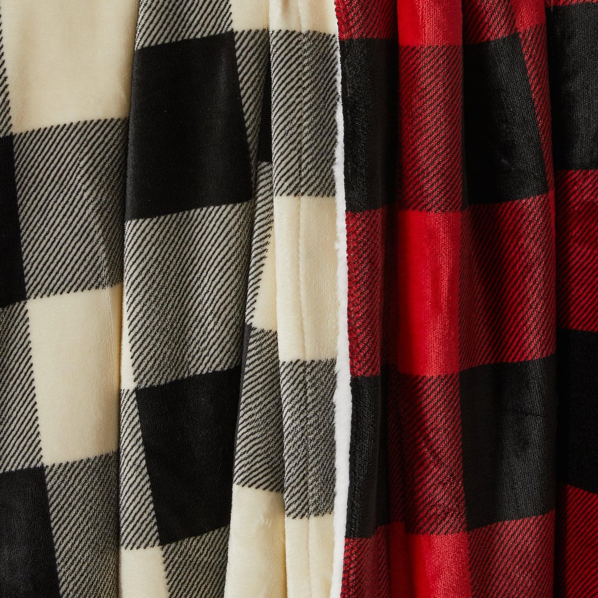 Velvet Plush Sherpa Luxury Bed Blanket - Kinsley Collection - Best Buy Furniture