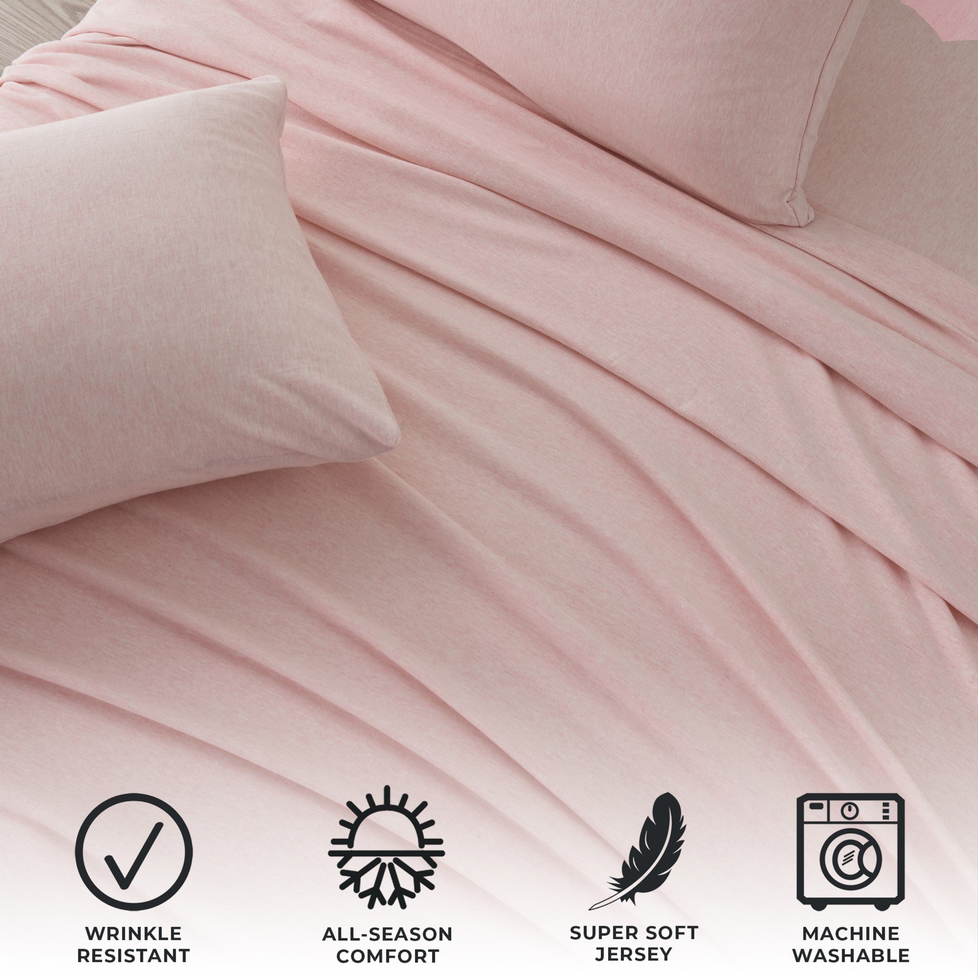 4-Piece Jersey Sheet - Carmen Collection - Best Buy Furniture