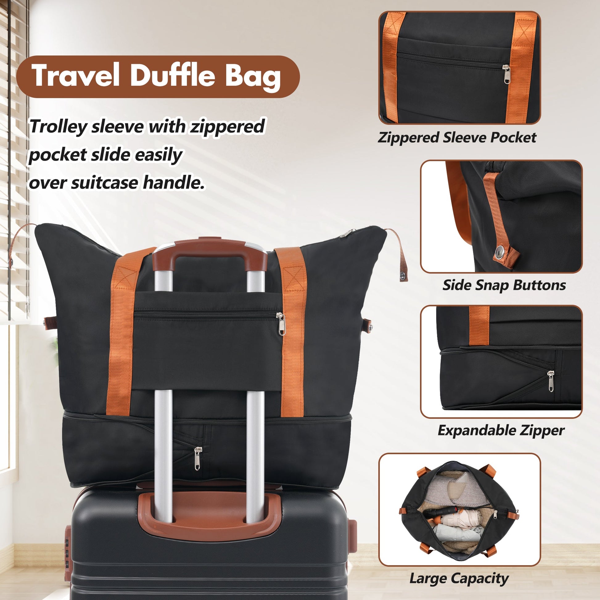 Hardshell Lightweight Suitcase Double Spinner Wheels with TSA Lock ,Single Vintage Luggage with Bag - Tuesday Morning - Luggage