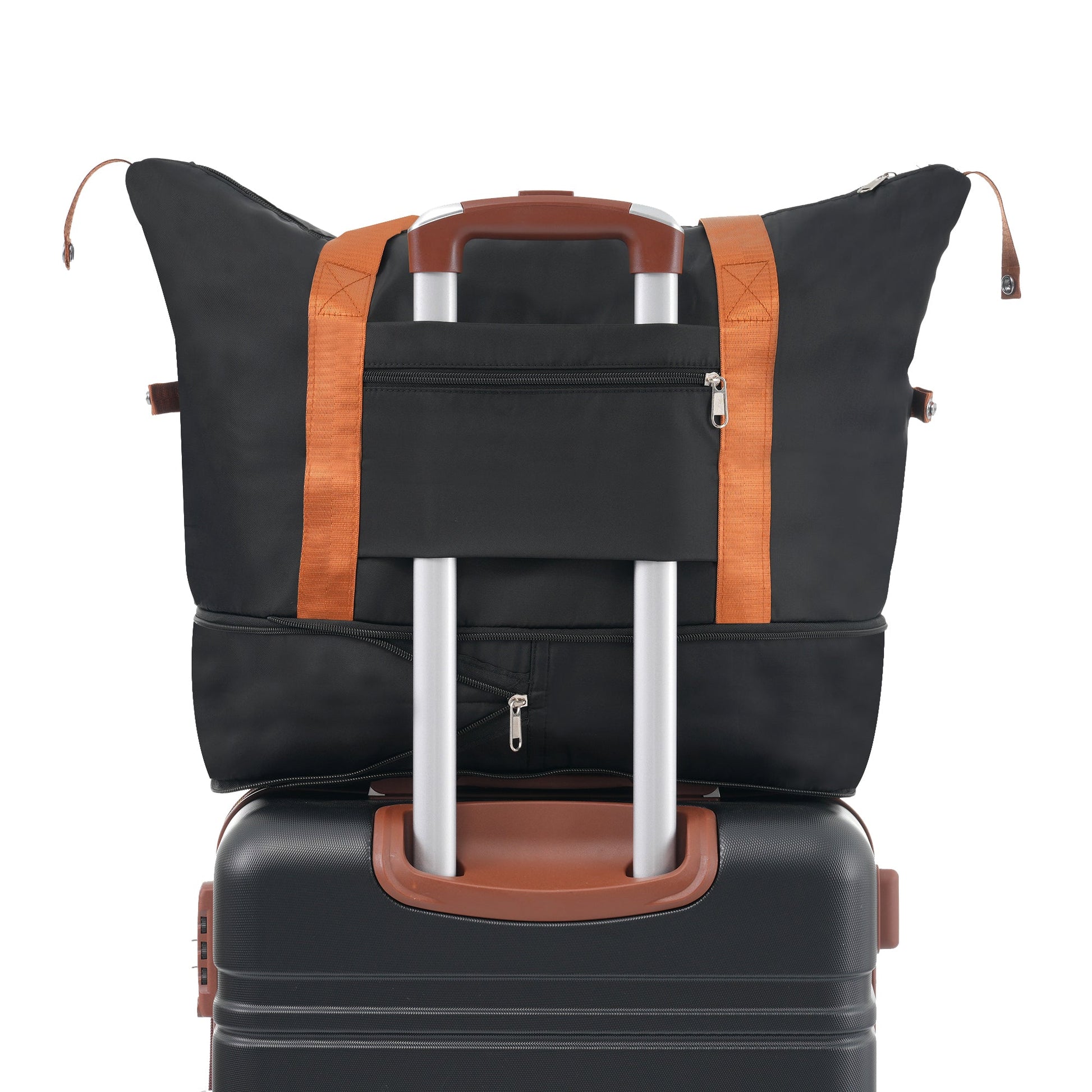 Hardshell Lightweight Suitcase Double Spinner Wheels with TSA Lock ,Single Vintage Luggage with Bag - Tuesday Morning - Luggage
