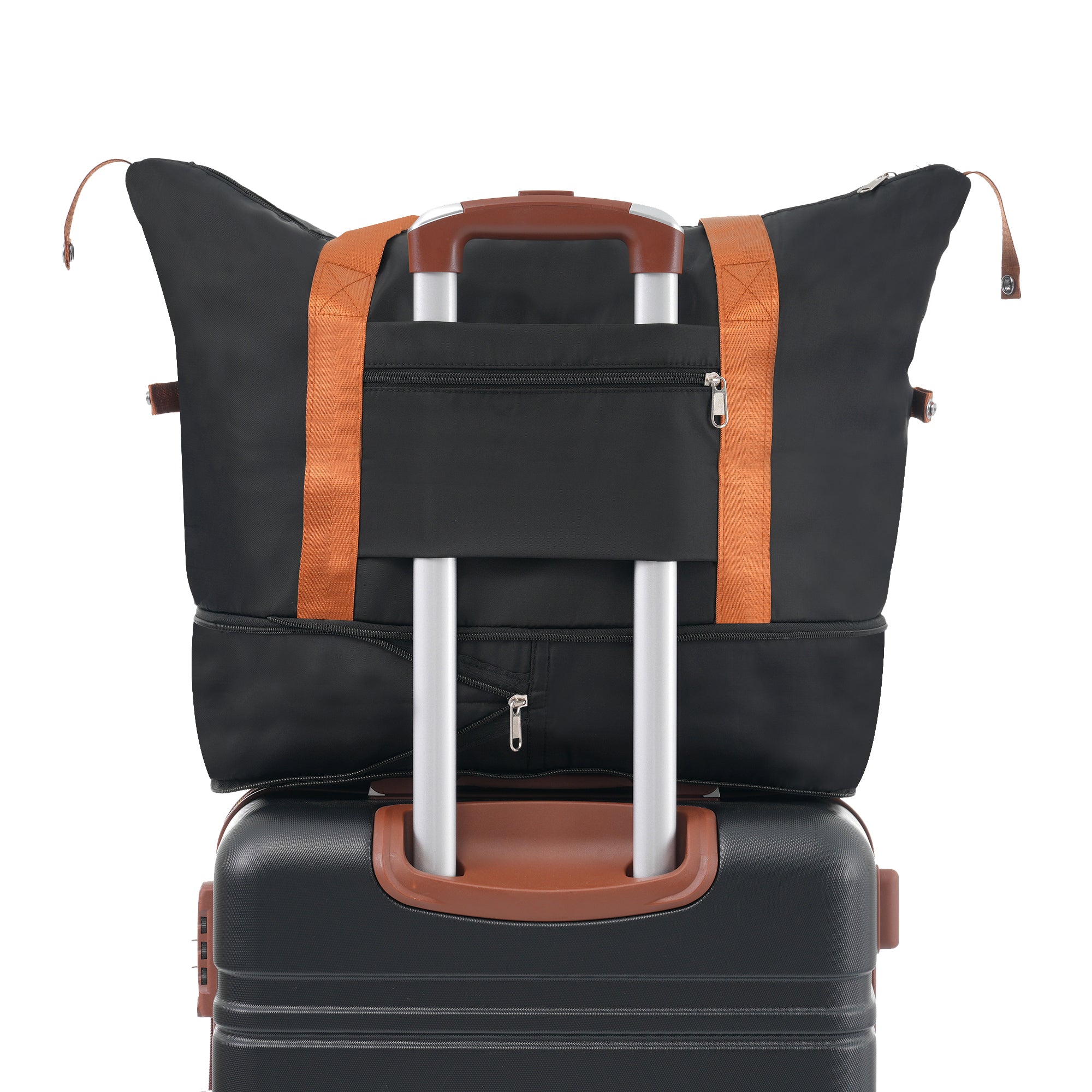 Hardshell Lightweight Suitcase Double Spinner Wheels with TSA Lock ,Single Vintage Luggage with Bag - Tuesday Morning - Luggage