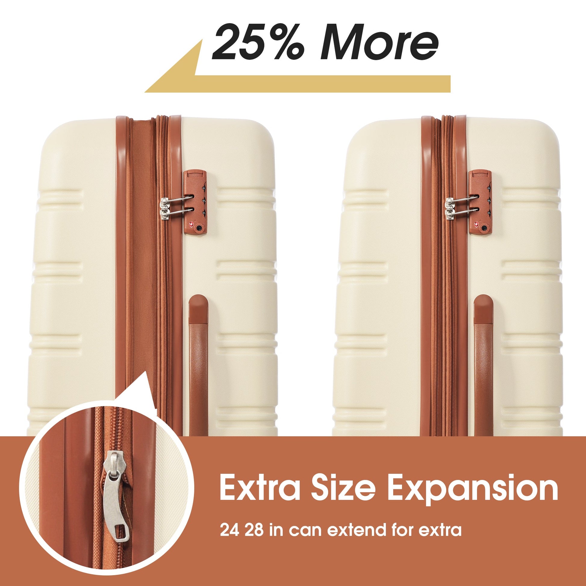 Hardshell Luggage Sets 4 pcs + Bag Spinner Suitcase with TSA Lock Lightweight Luggages - Tuesday Morning - Luggage Sets