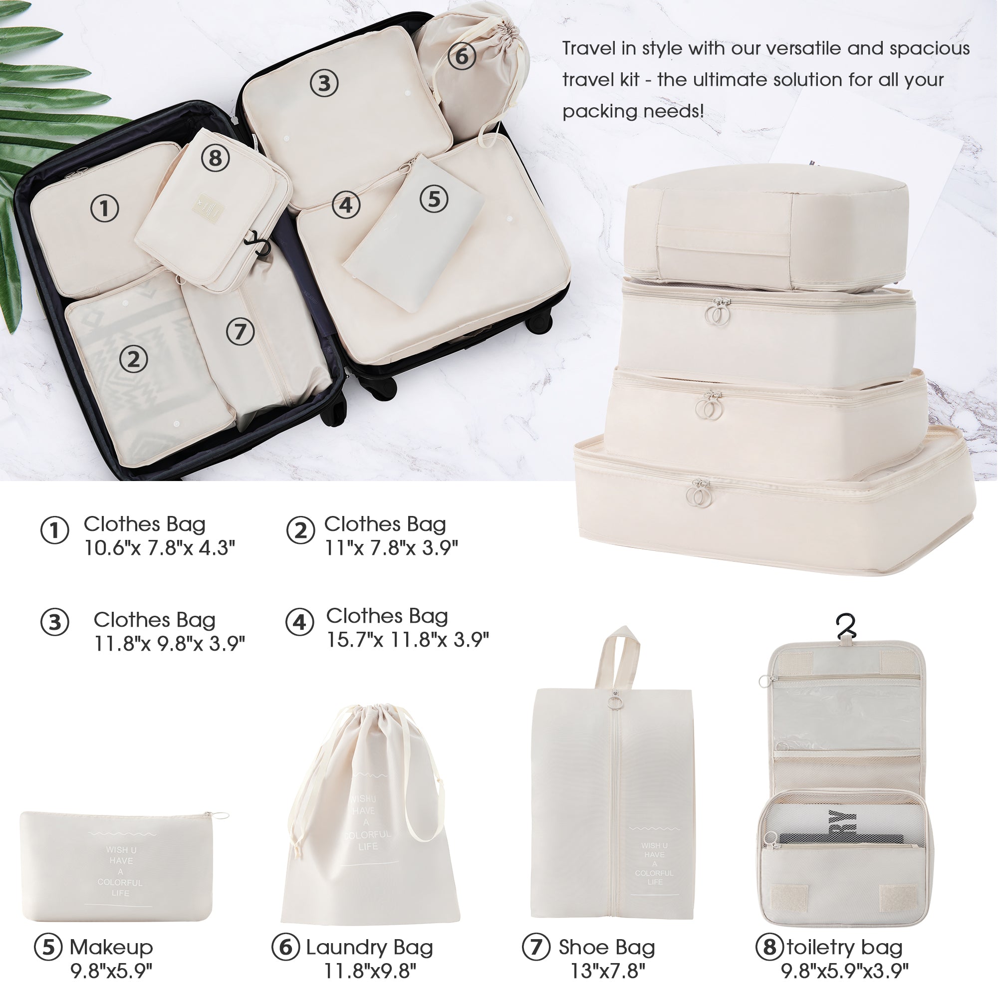 Hardshell Luggage Sets 4 pcs + Bag Spinner Suitcase with TSA Lock Lightweight Luggages - Tuesday Morning - Luggage Sets