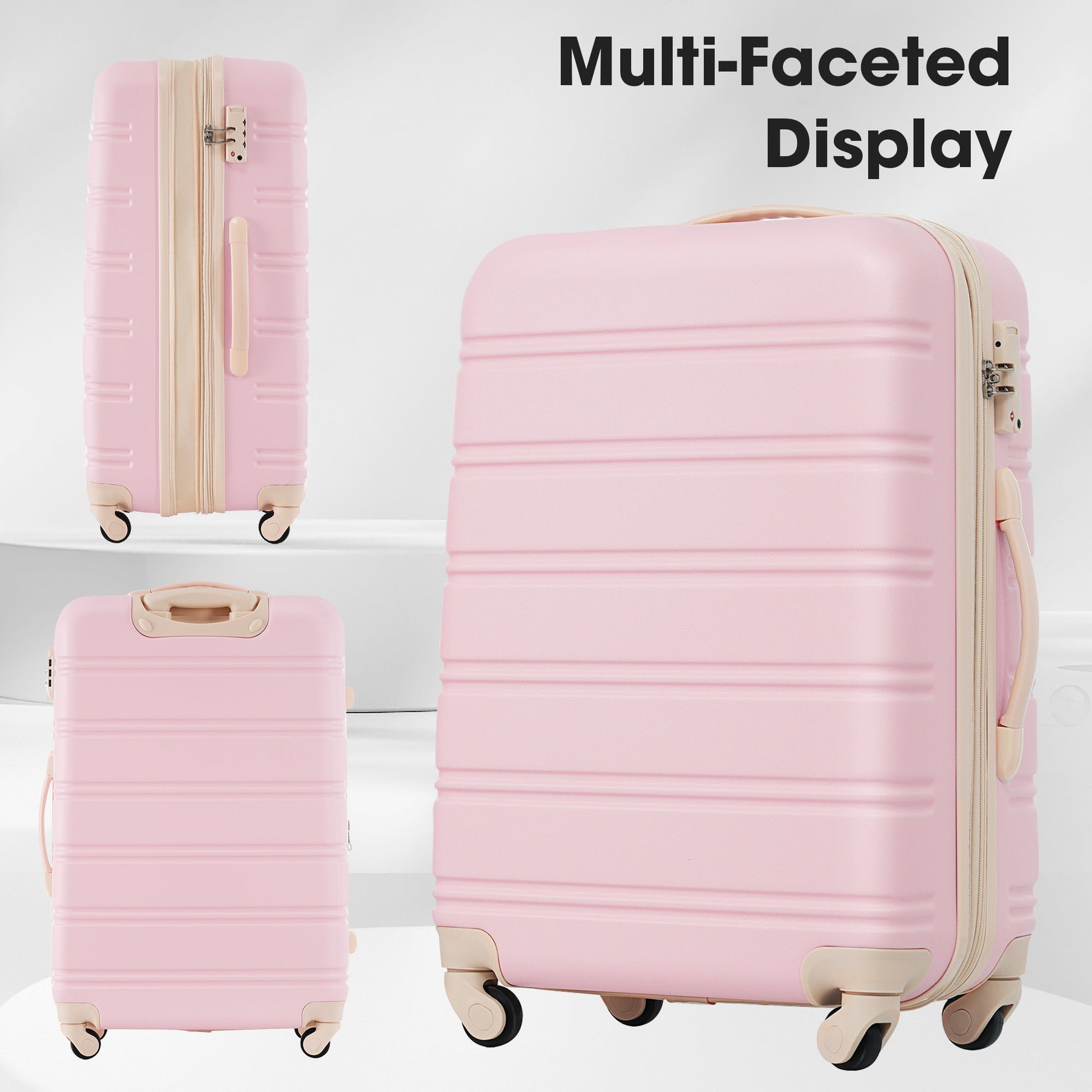 Hardshell Luggage Sets 4 pcs + Bag Spinner Suitcase with TSA Lock Lightweight Luggages - Tuesday Morning - Luggage Sets