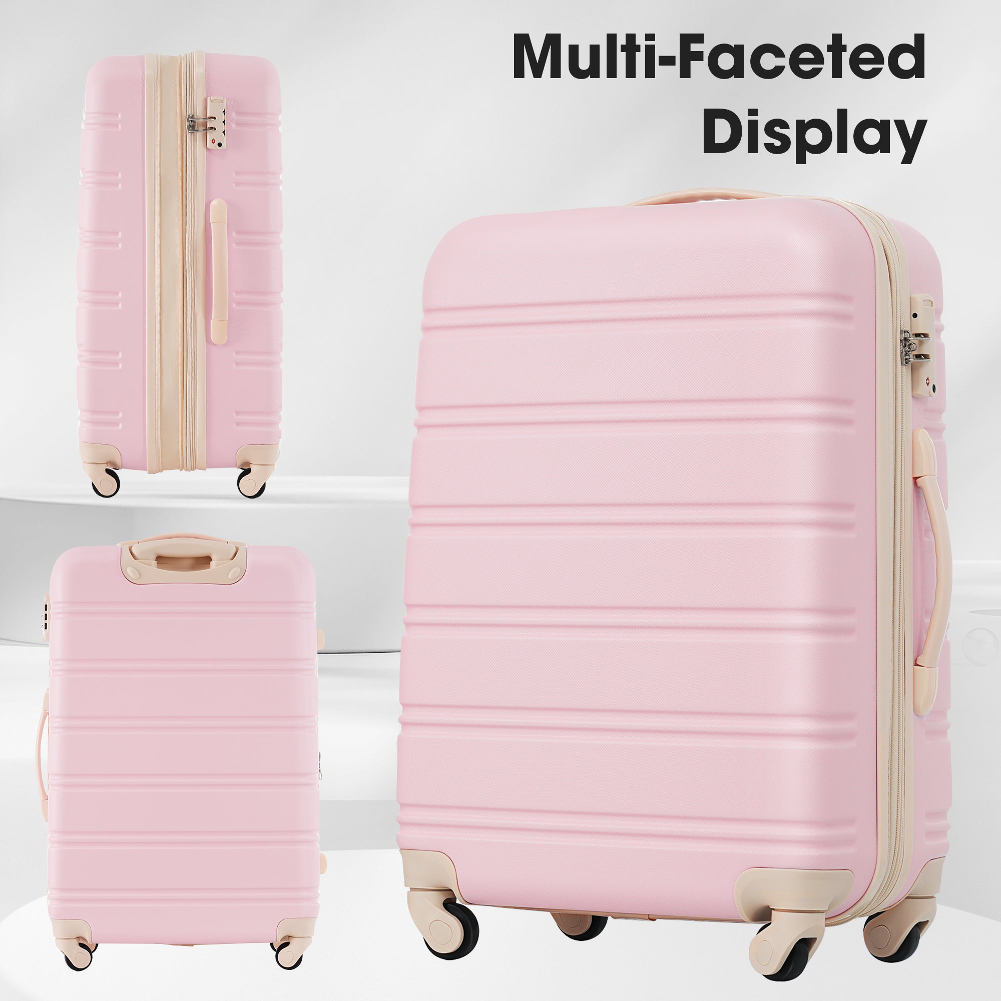 Hardshell Luggage Sets 4 pcs + Bag Spinner Suitcase with TSA Lock Lightweight Luggages - Tuesday Morning - Luggage Sets