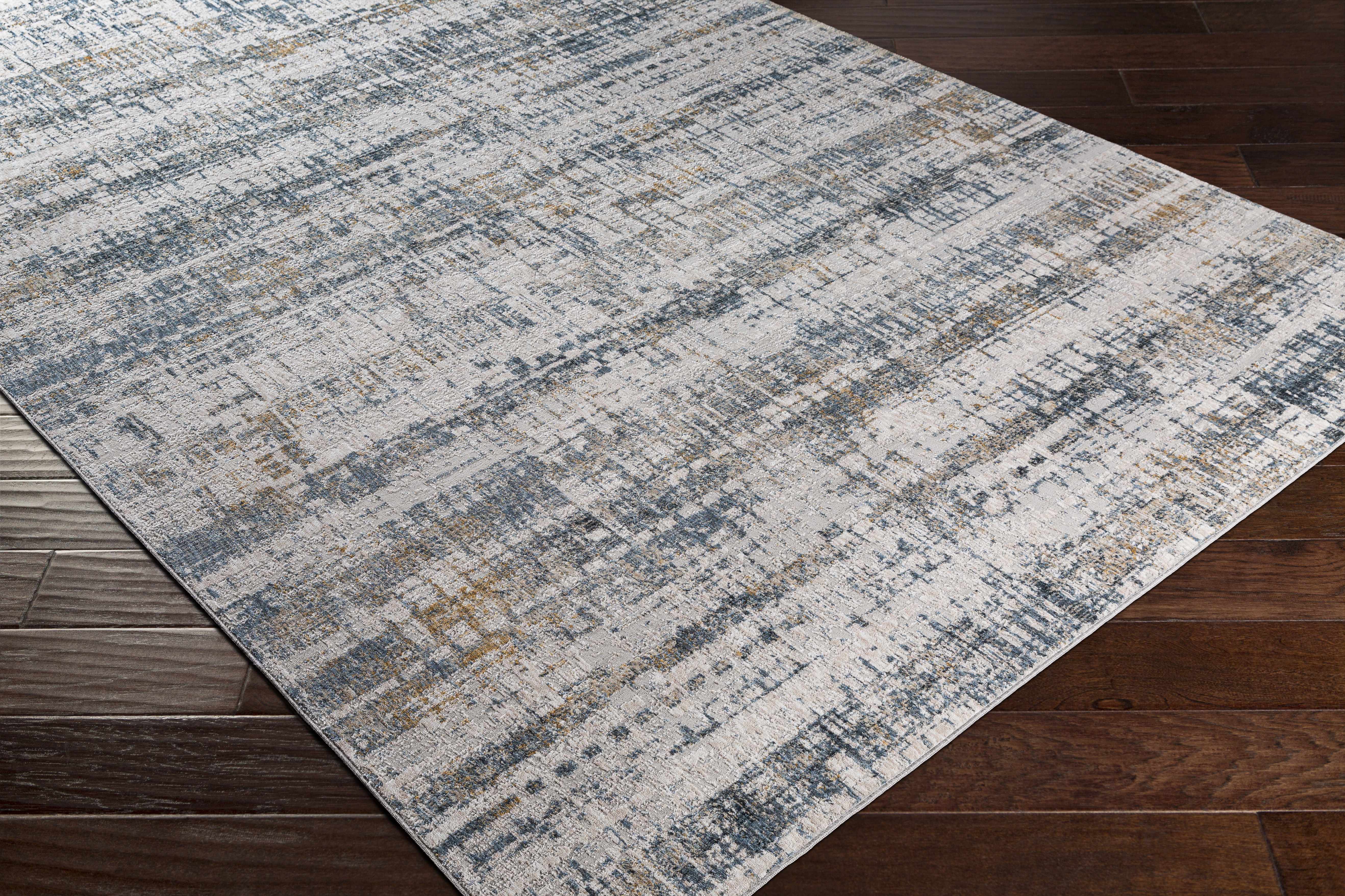 Hughesdale Distorted Lines Luxe Area Rug