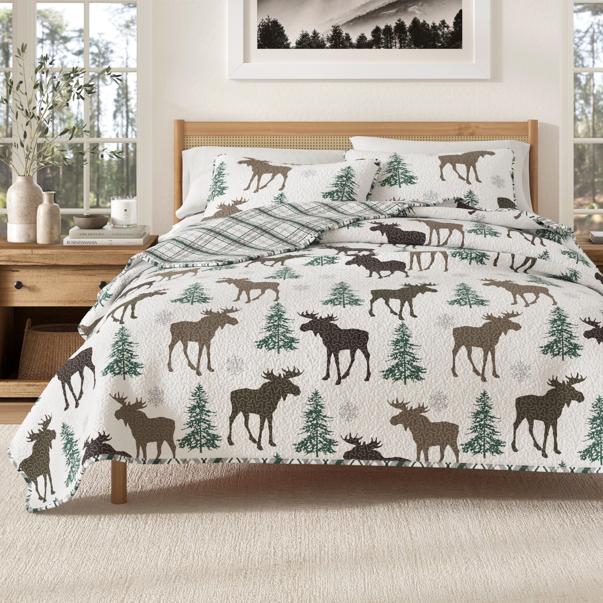 3-Piece Lodge Quilt - Wilderness Collection - Best Buy Furniture
