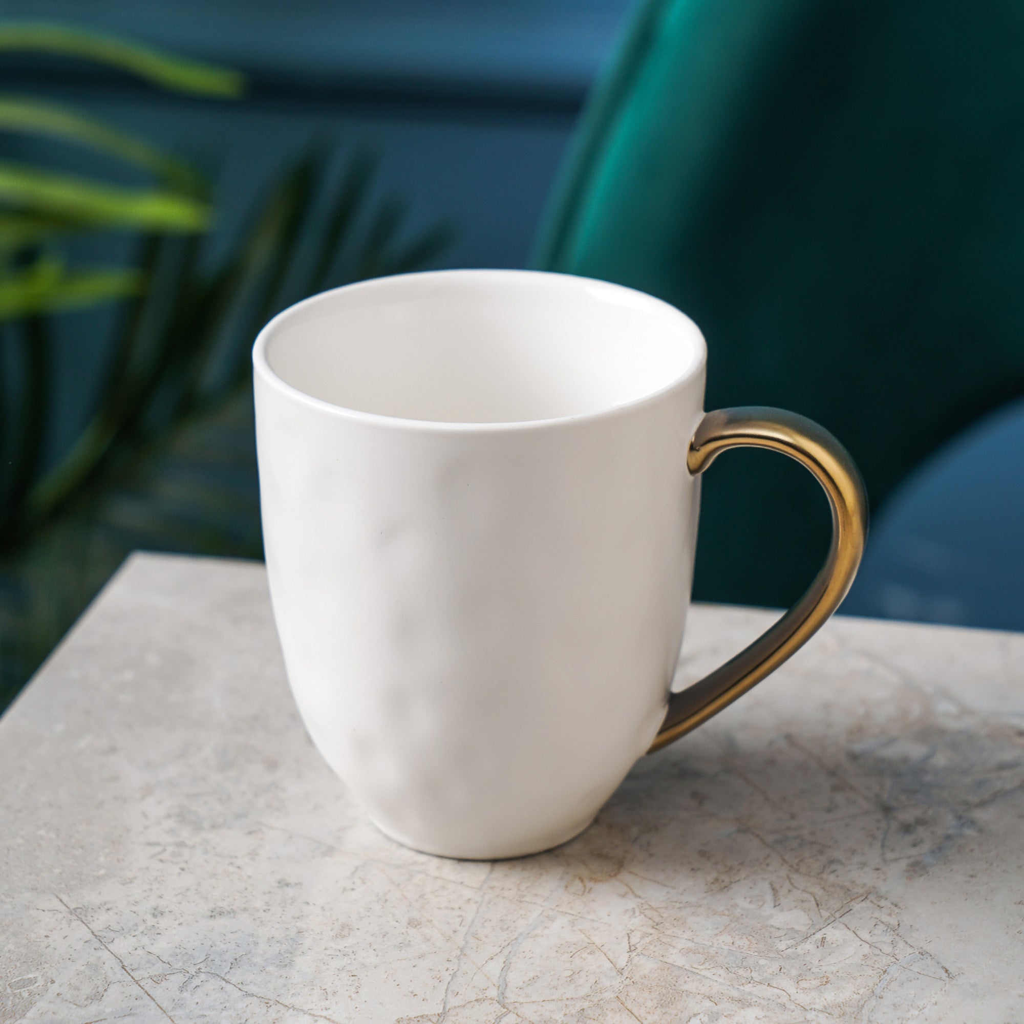 Florian Porcelain Mug - White